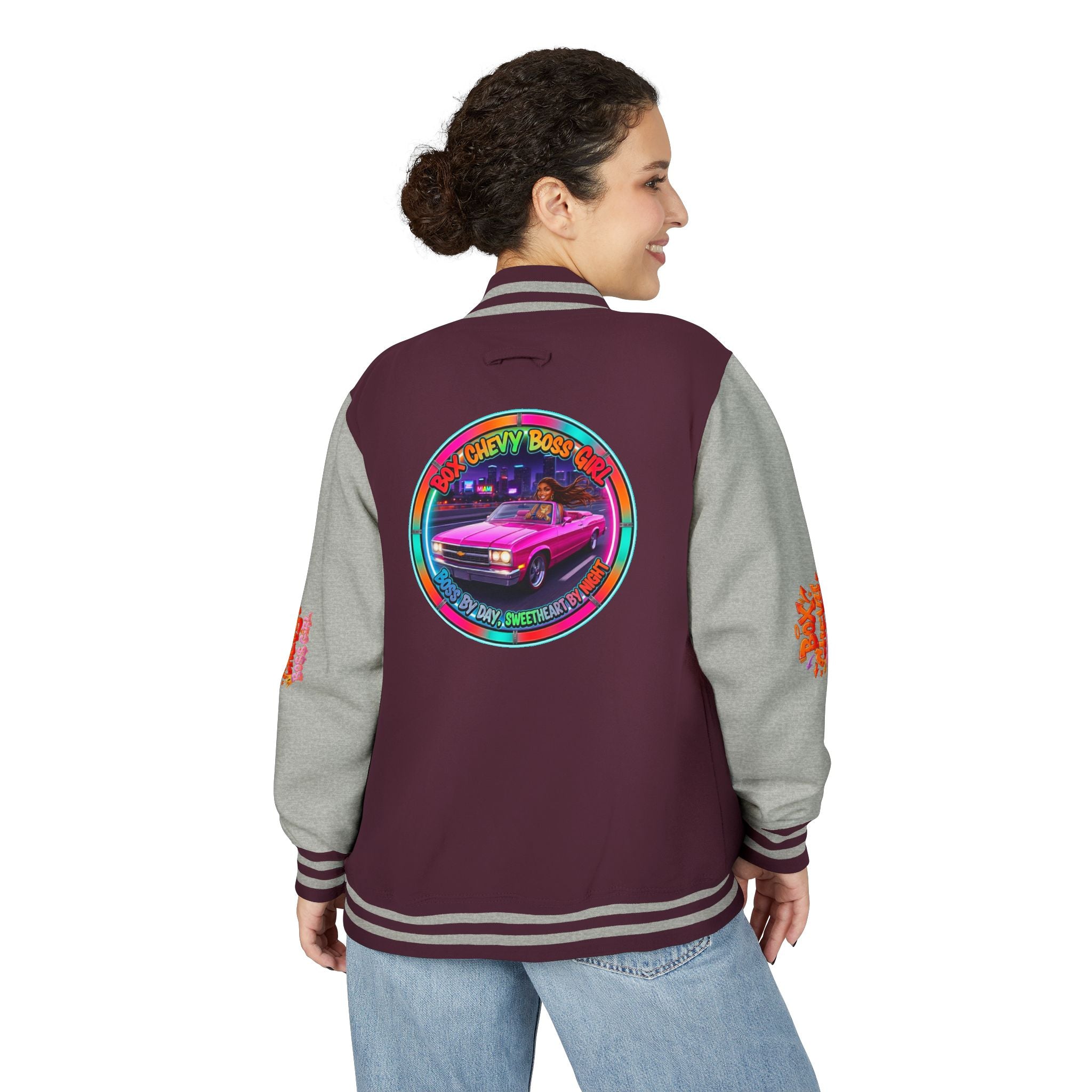 Letterman Jacket "Box Chevy Boss Girl"