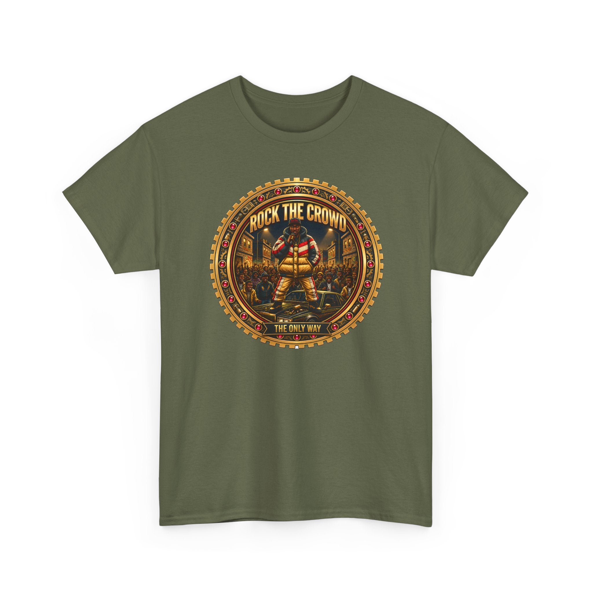 "Rock the Crowd" Tee — Vintage Concert Graphic Shirt
