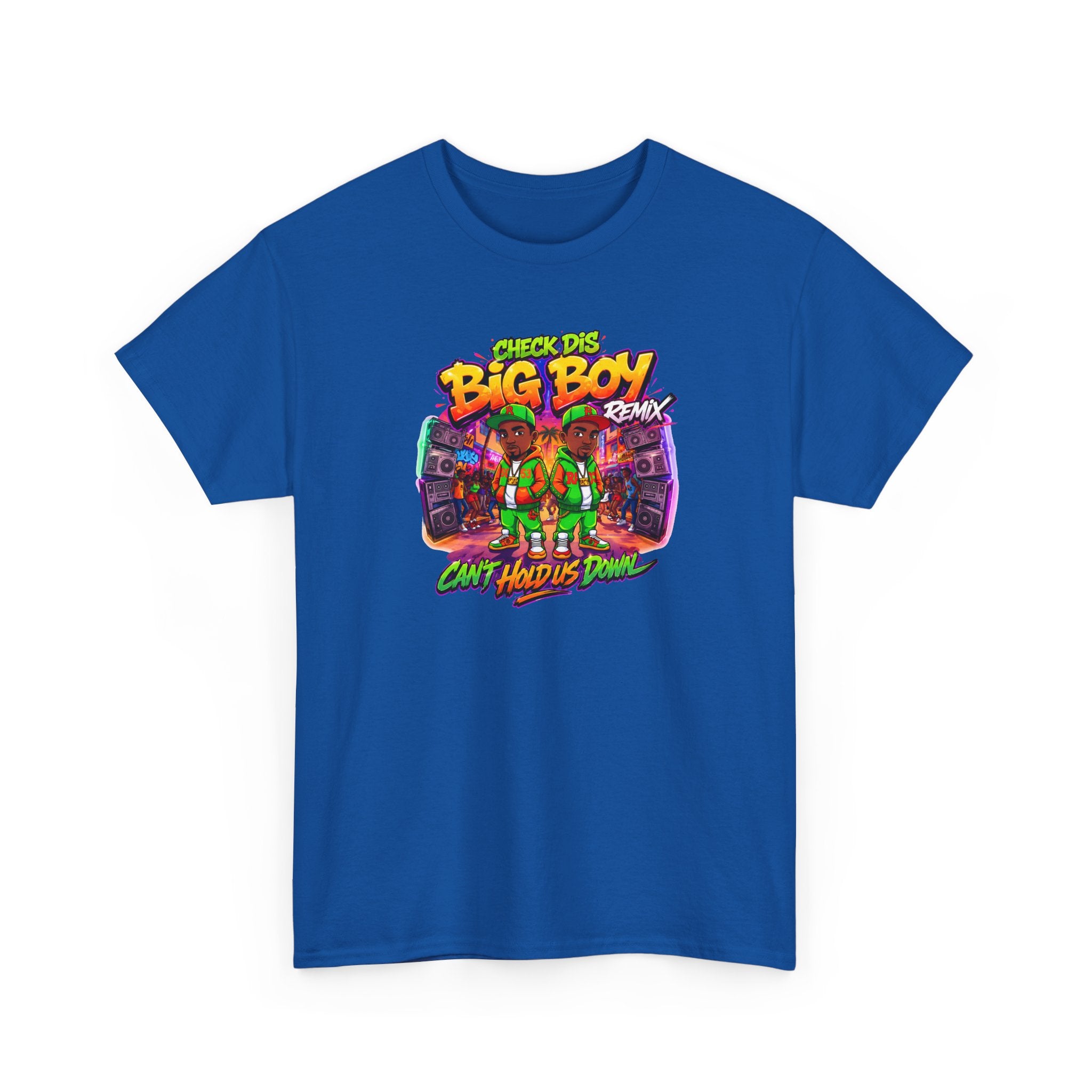 T-Shirt — " Check Dis Big Boy Remix" Retro Arcade Graphic Tee