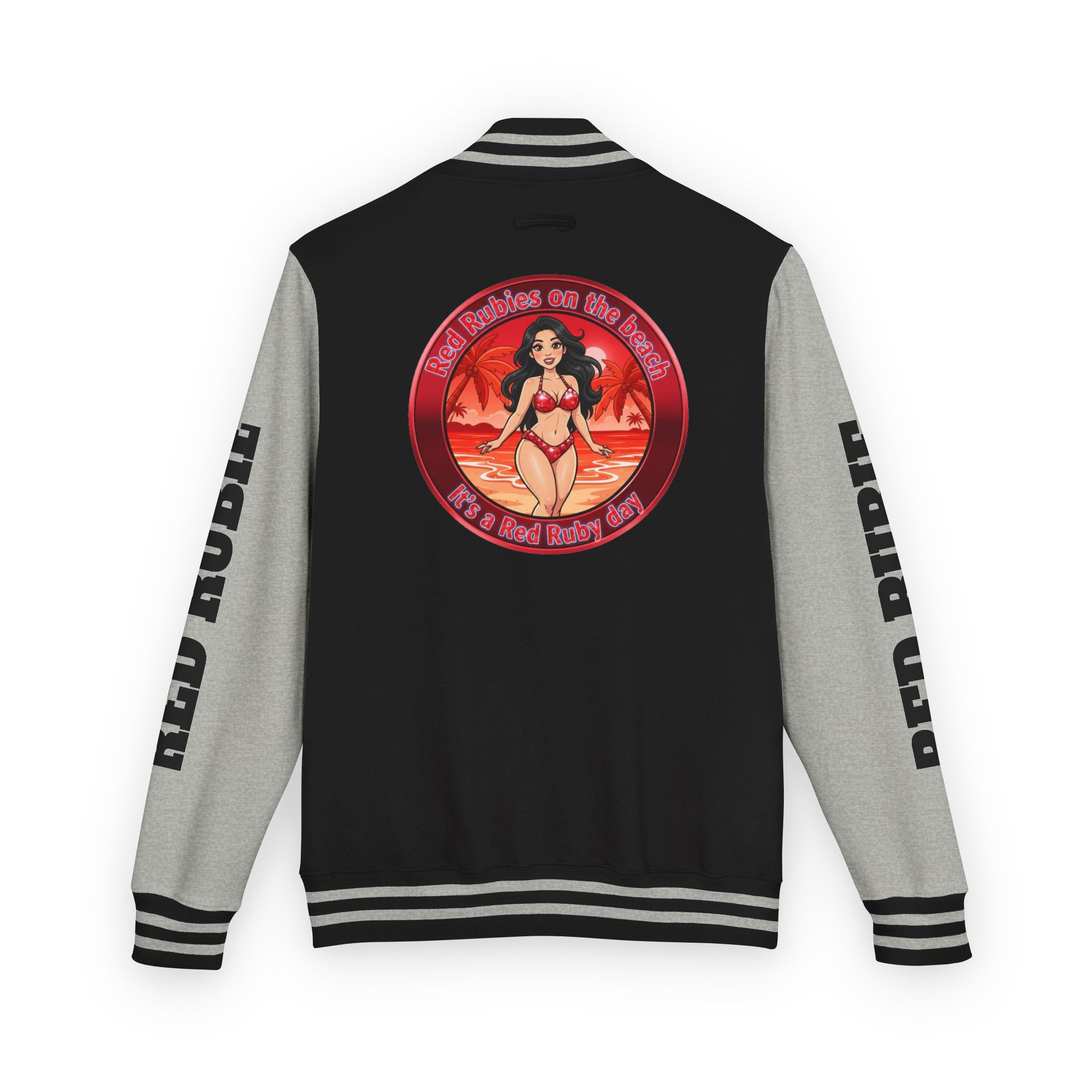 Letterman Jacket — 'It's A Red Rubie Day'- Varsity Jacket