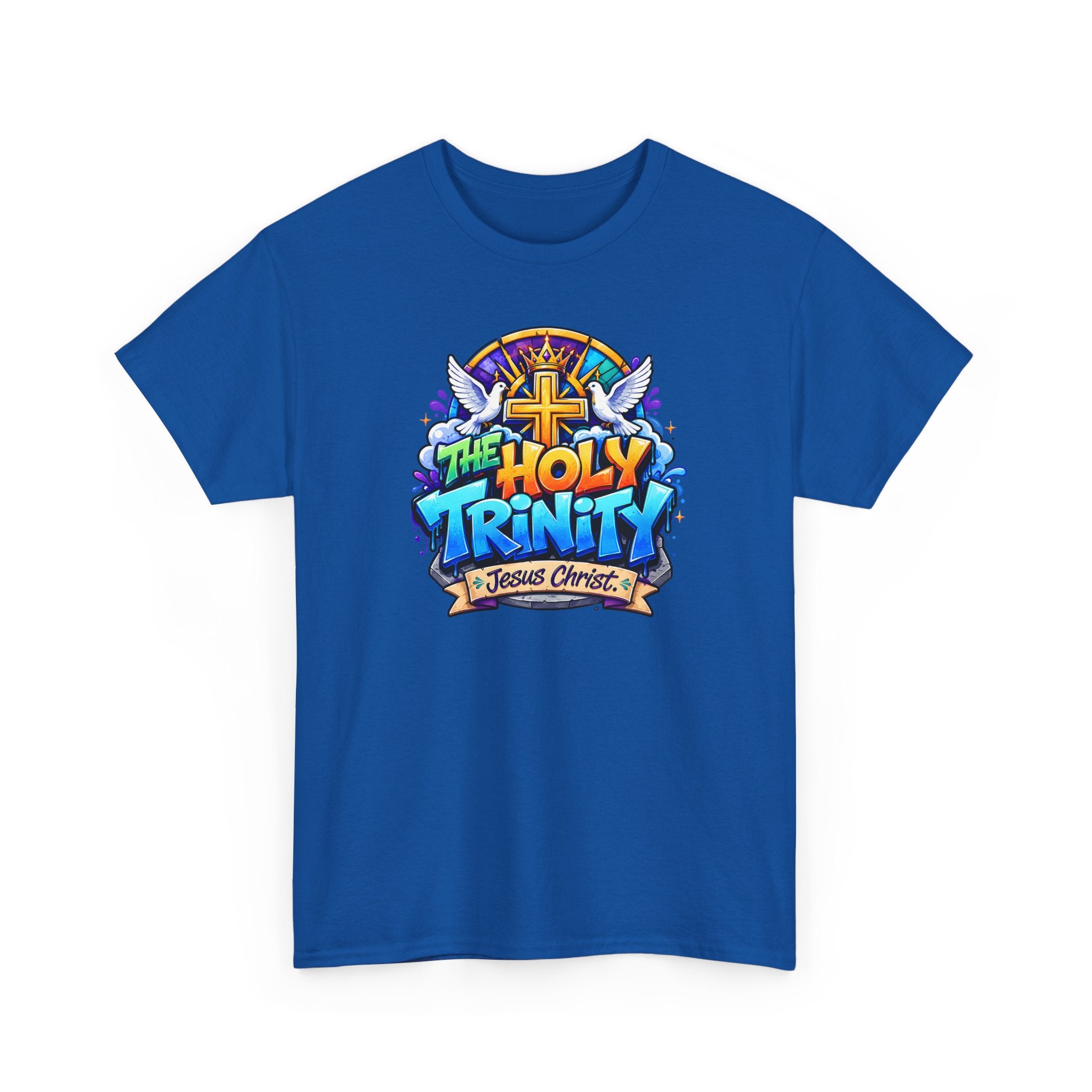 Christian Tee - "The Holy Trinity" Church Youth Graphic T-Shirt