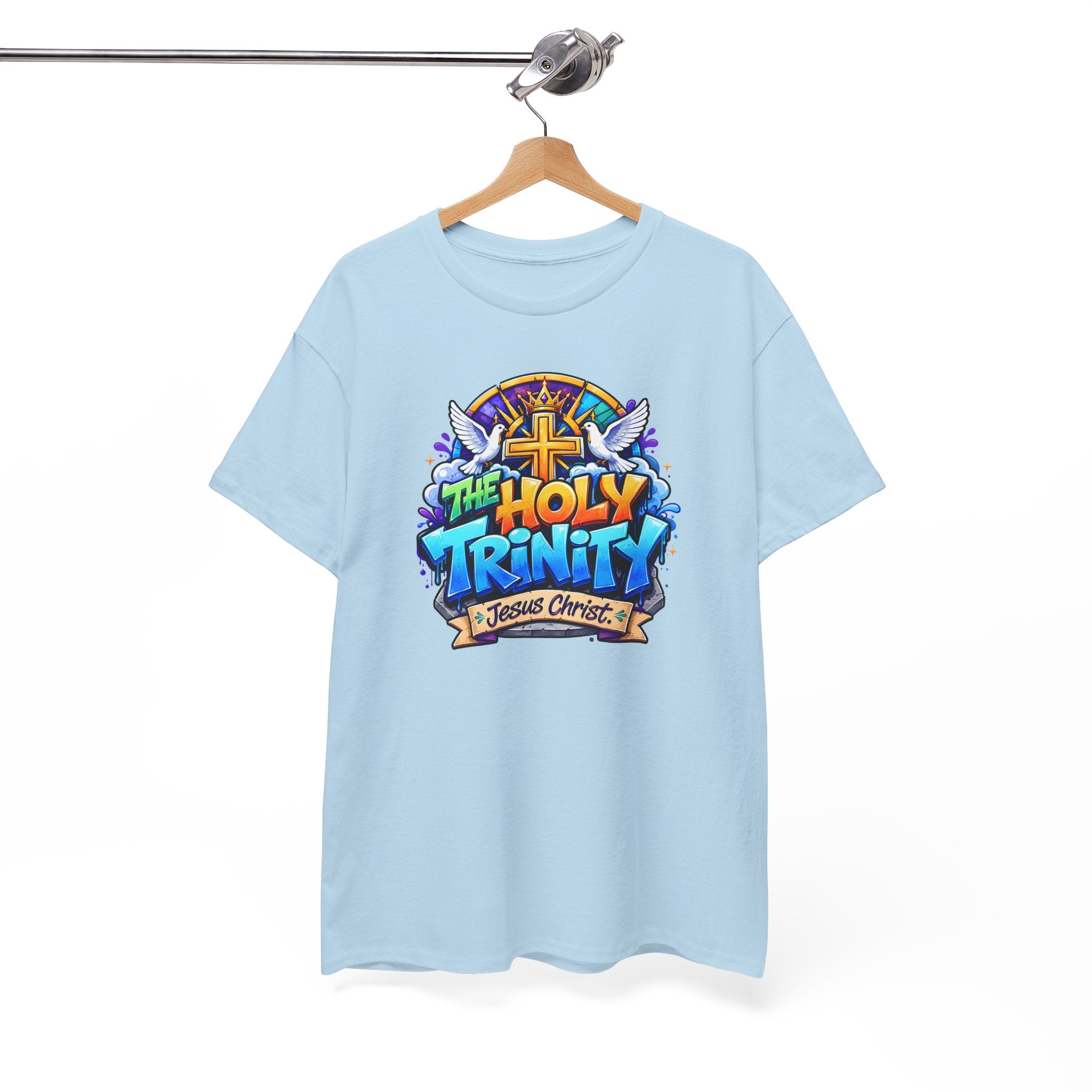 Christian Tee - "The Holy Trinity" Church Youth Graphic T-Shirt