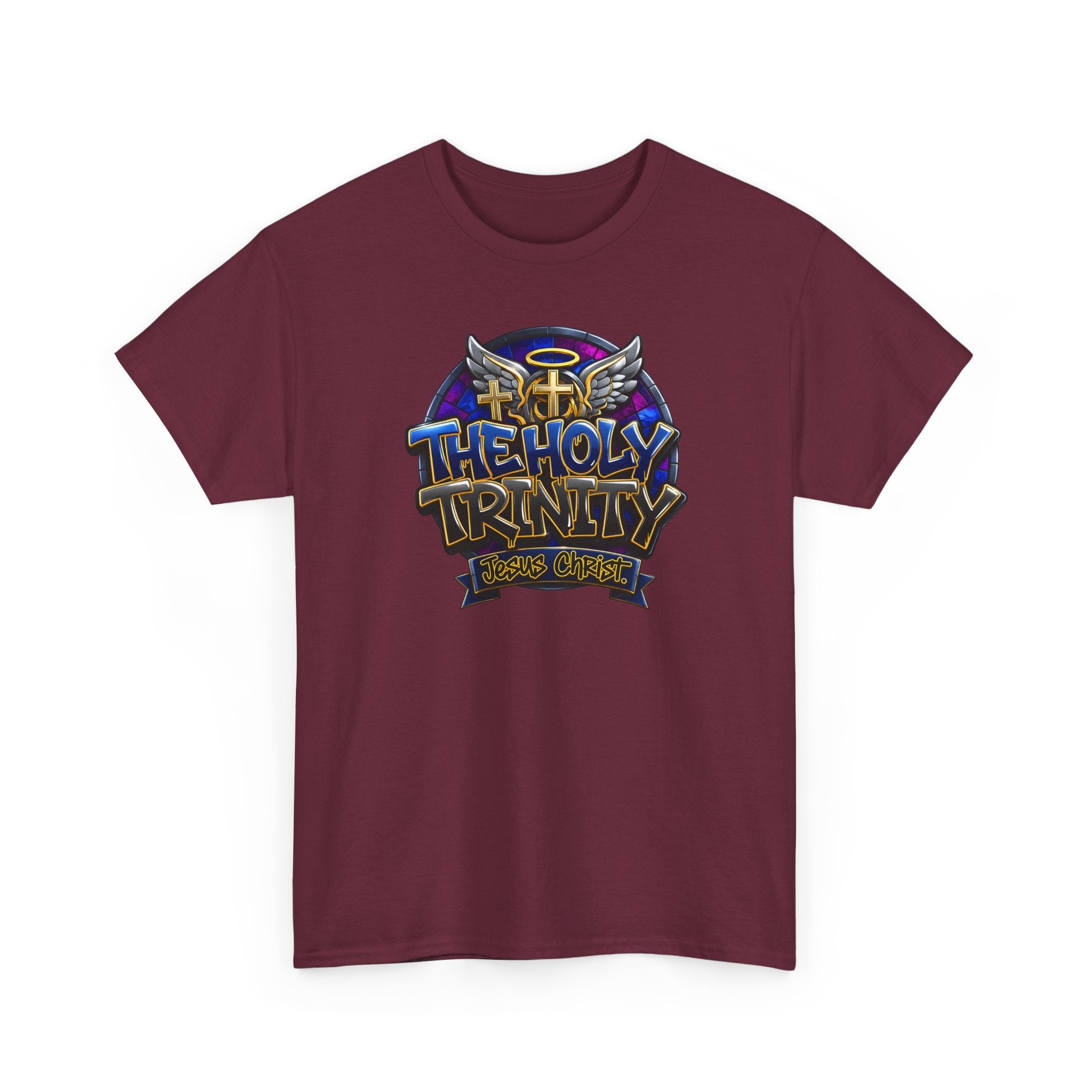 The Holy Trinity Tee — Christian Faith Graphic T-Shirt