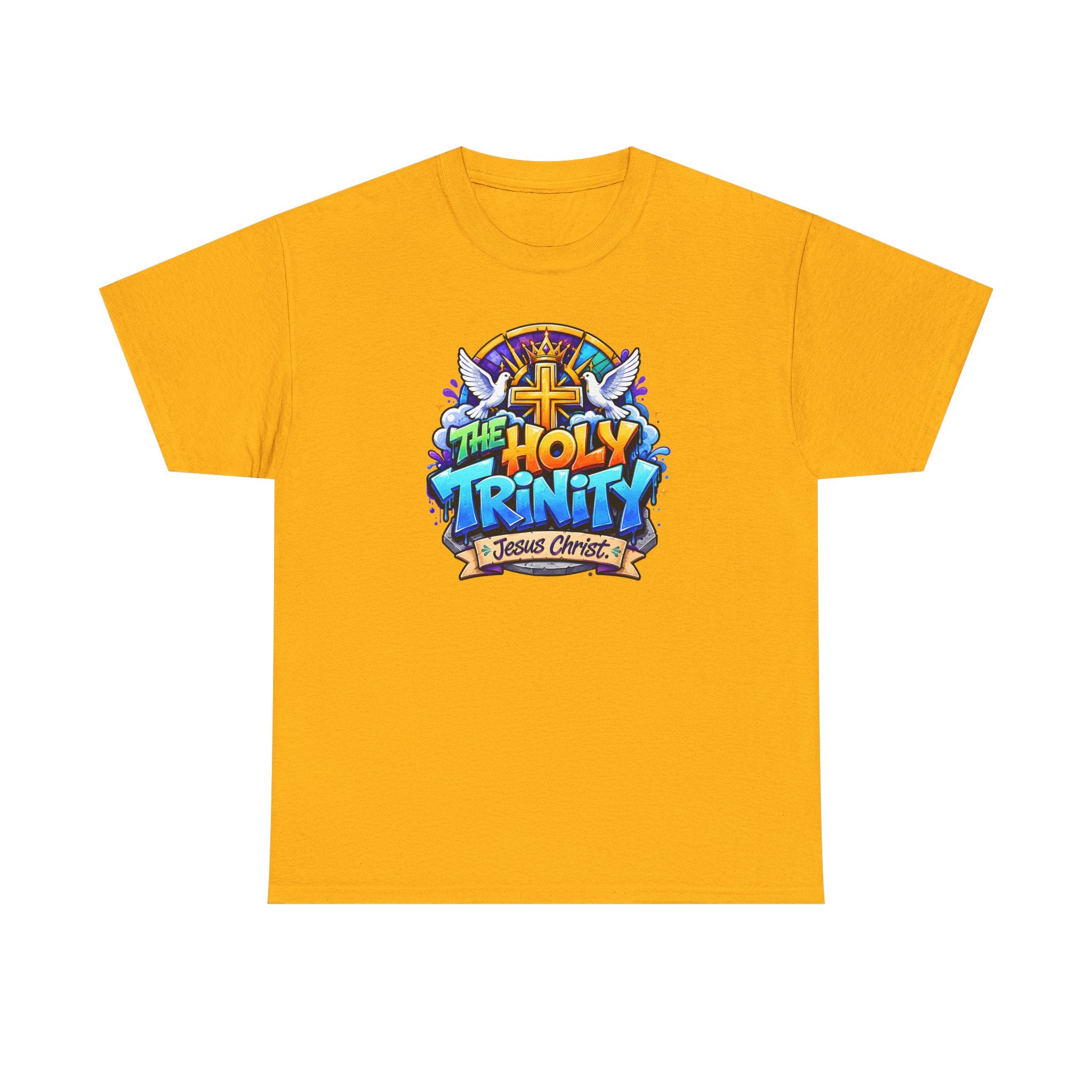 Christian Tee - "The Holy Trinity" Church Youth Graphic T-Shirt