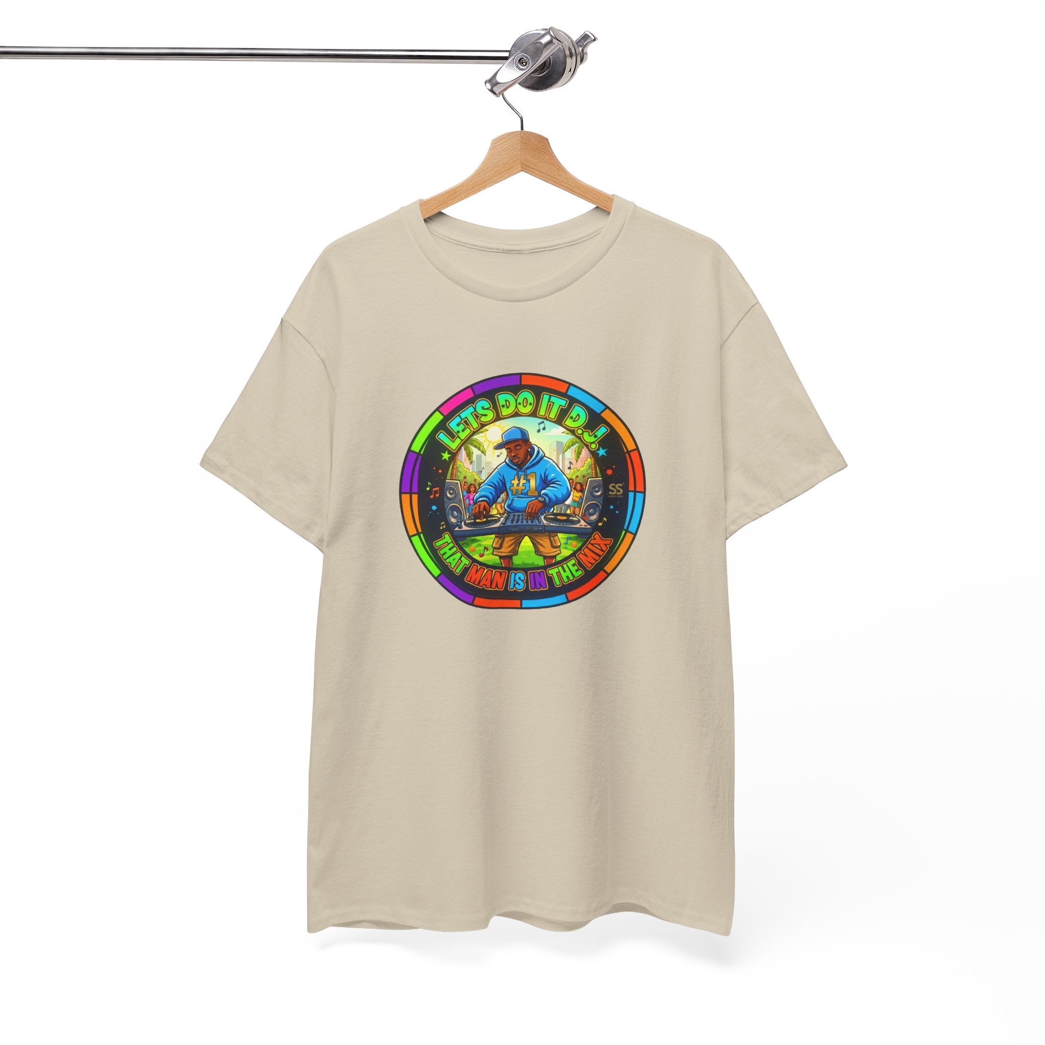 T-Shirt — "Let's Do It Dj!" Retro Camper Road Trip Graphic Tee
