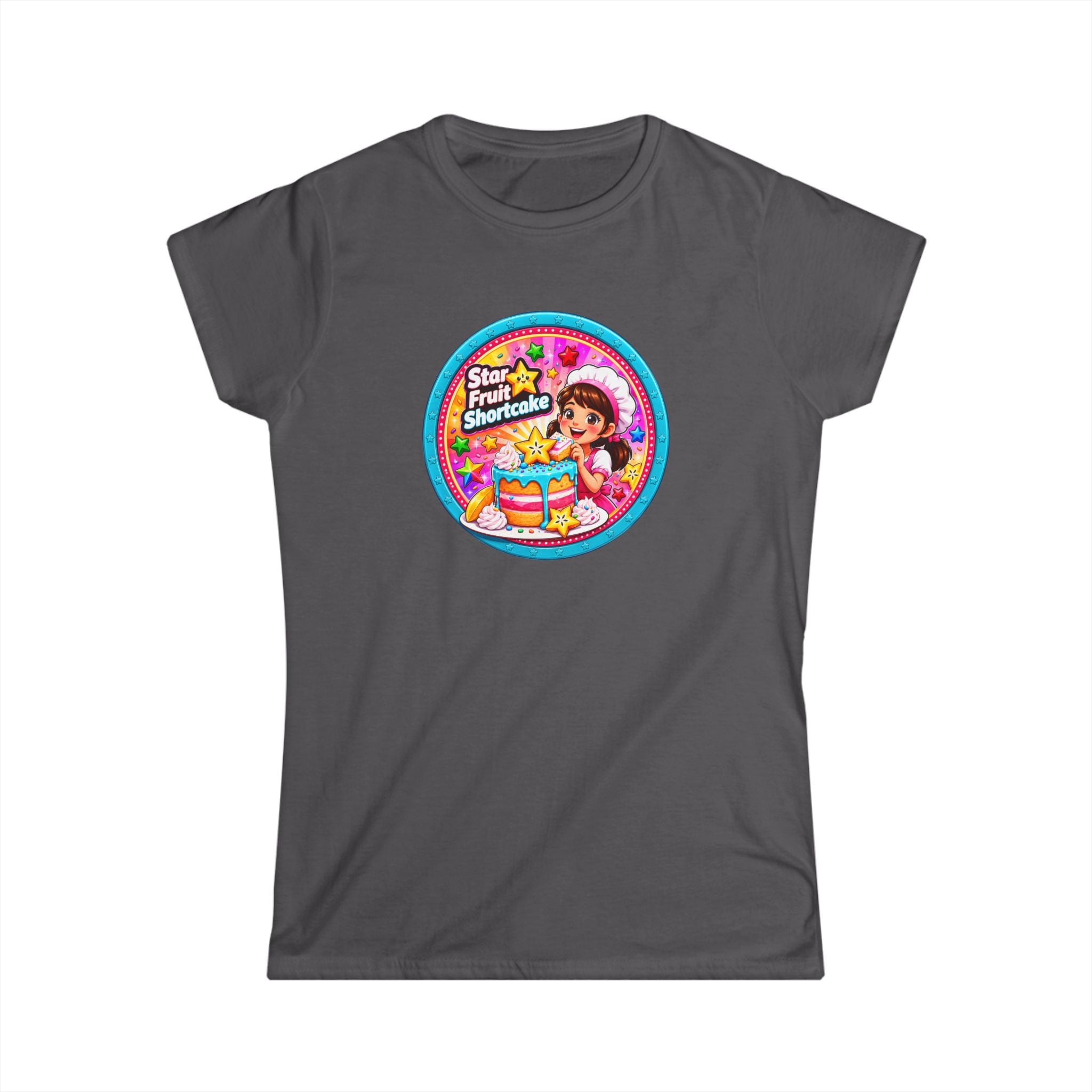 "Fruit Shortcake" Graphic Tee —  Retro Circle Design