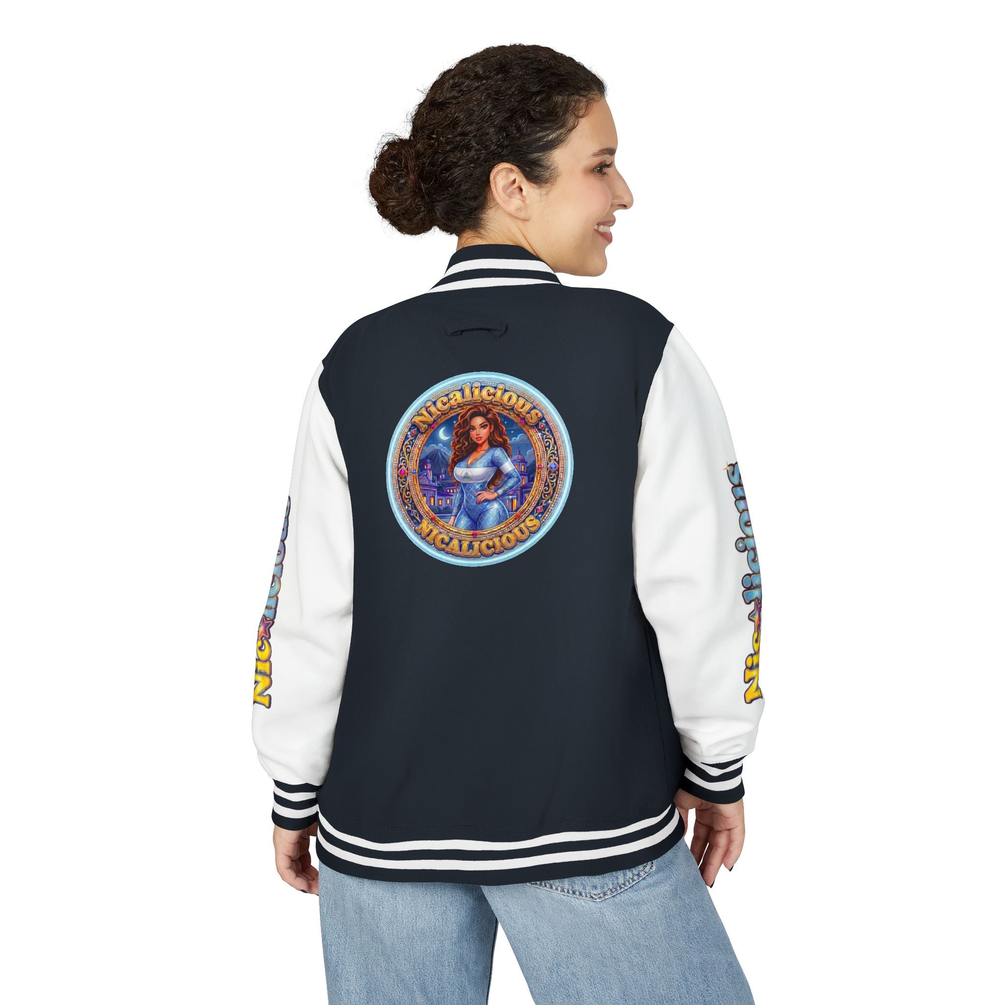"Nicalicious" Letterman Jacket — Retro Varsity Jacket
