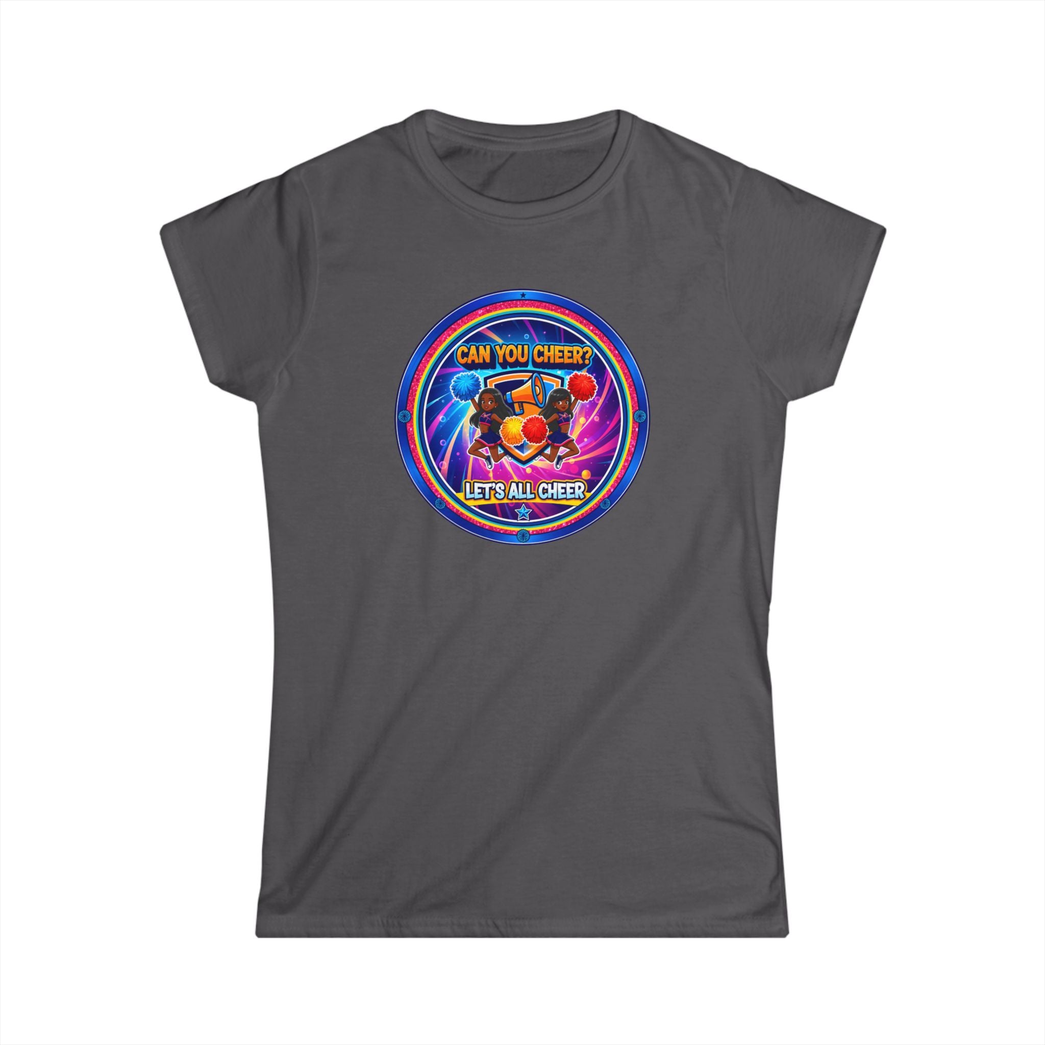 Can You Cheer? Let's All Cheer " Women's Tee — RetroCheers Graphic