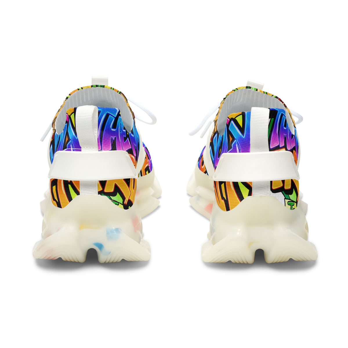 MEN'S Mesh Sneakers —" Holy Trinity " Colorful Graffiti Athletic Shoes