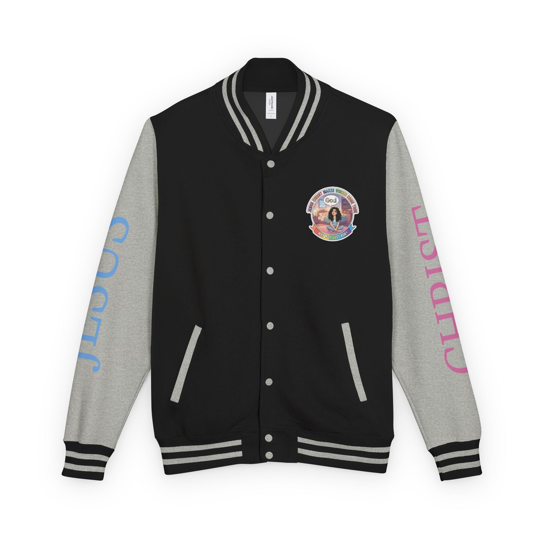 Spiritual Soul Seeker – "Why not just ask"  — Retro Gamer Club Varsity Jacket