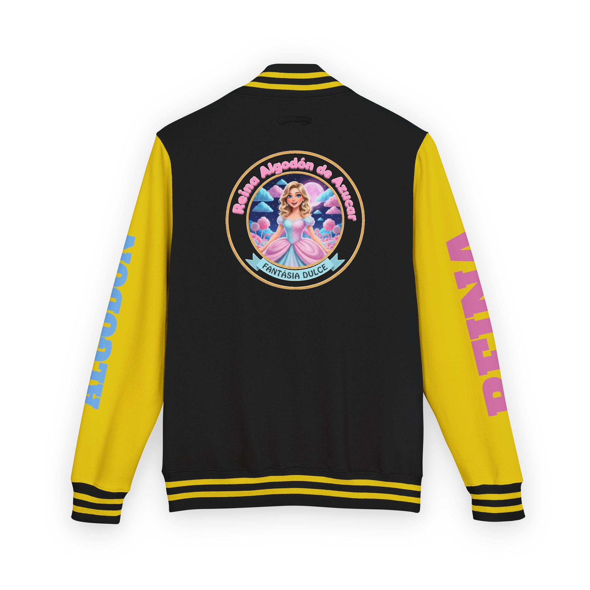 Letterman Jacket — Reina Algodón de Azucar-  Circle Logo