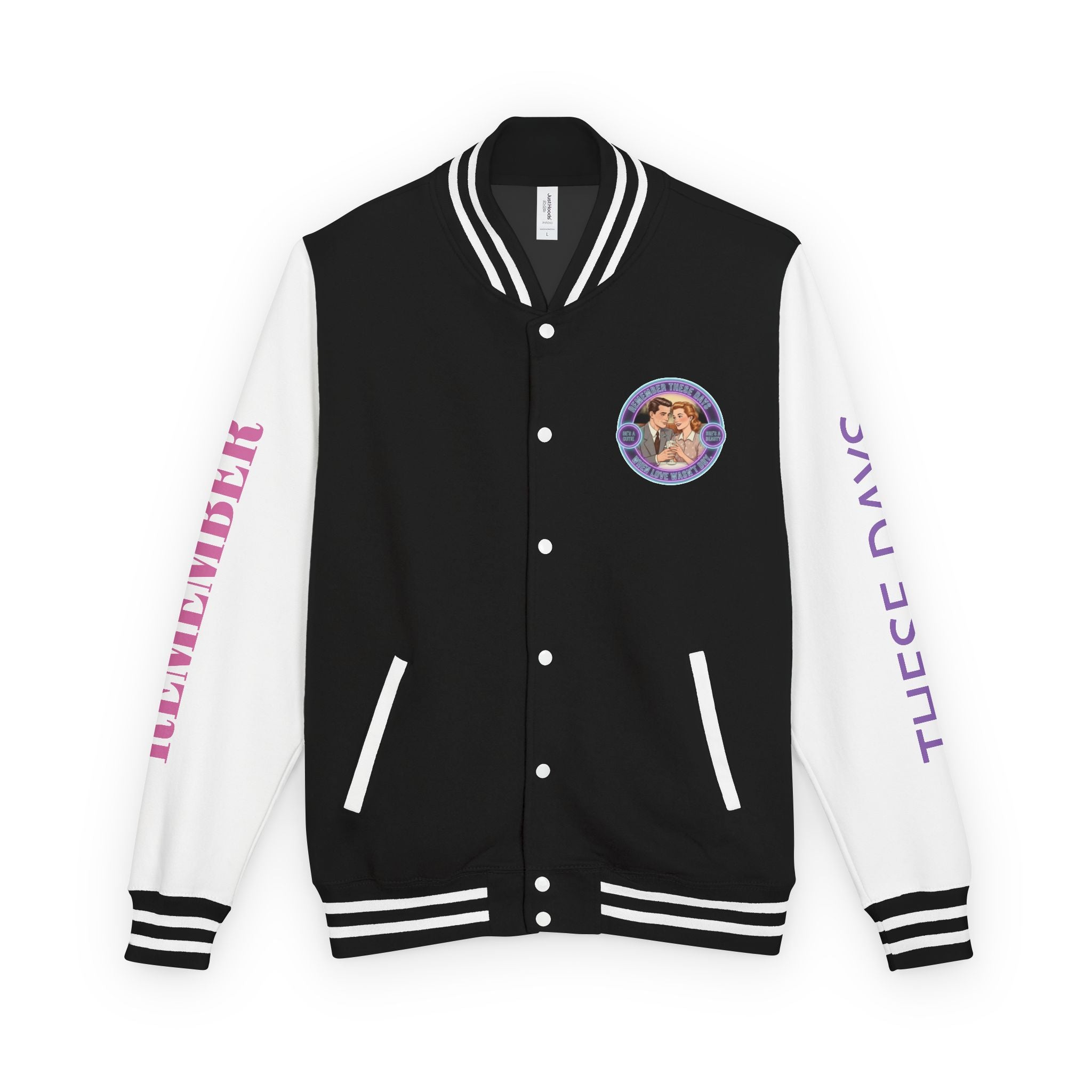 Retro Romance Letterman Jacket — 1950s-Remember These Days- Vintage Couple