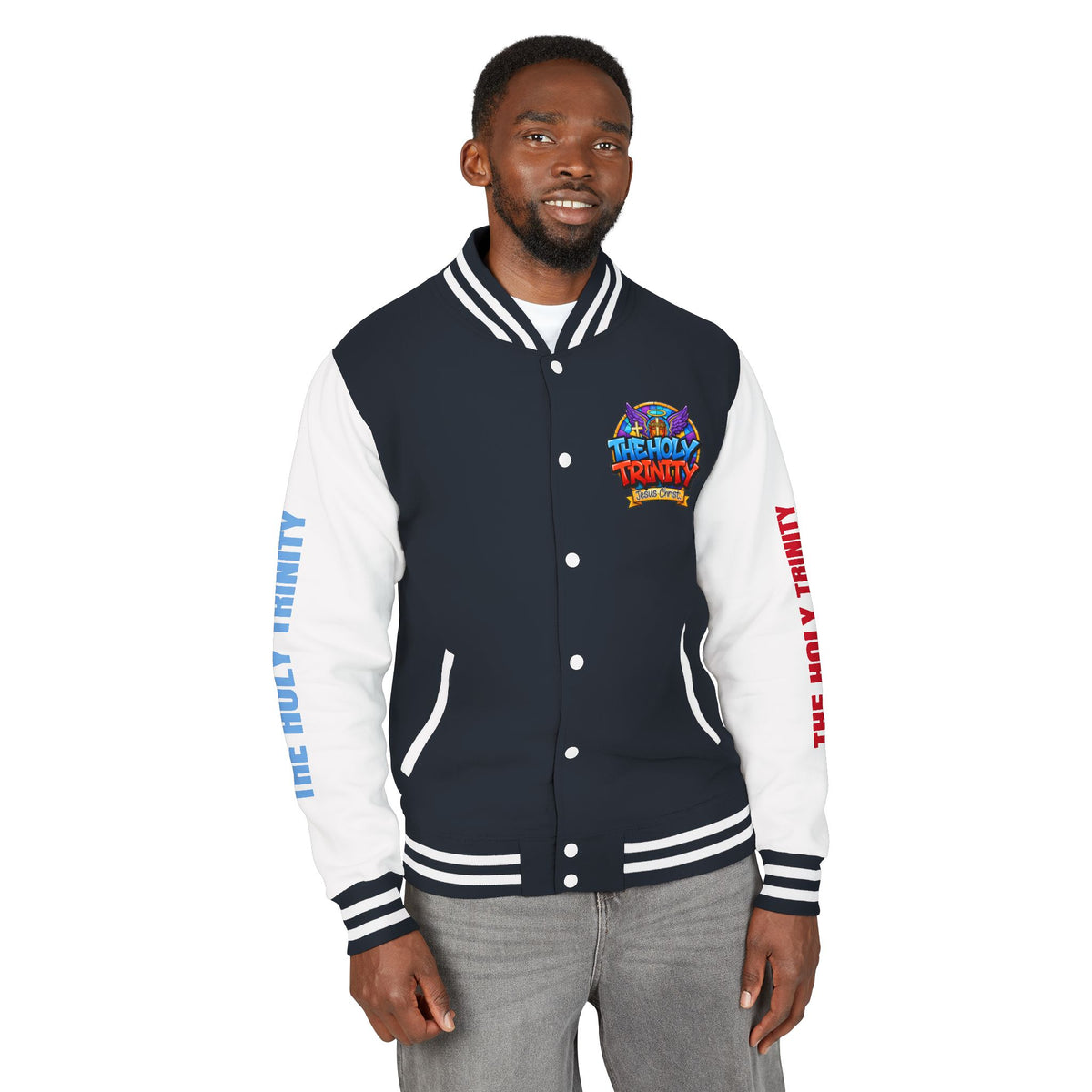 Letterman Jacket — "The Holy Trinity" Christian Varsity Jacket