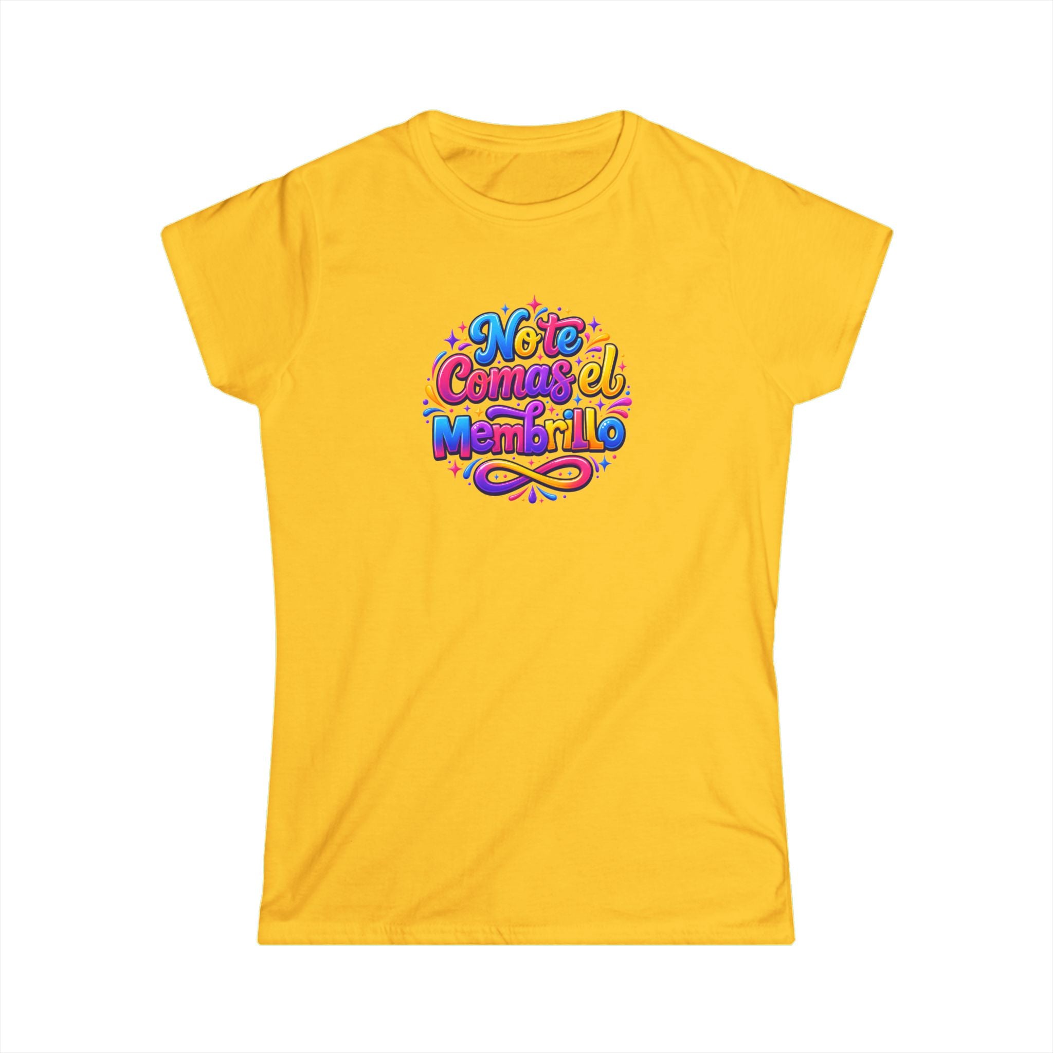 Women's Tee - 'No Te Comes el Mambo' Colorful Spanish Phrase Graphic