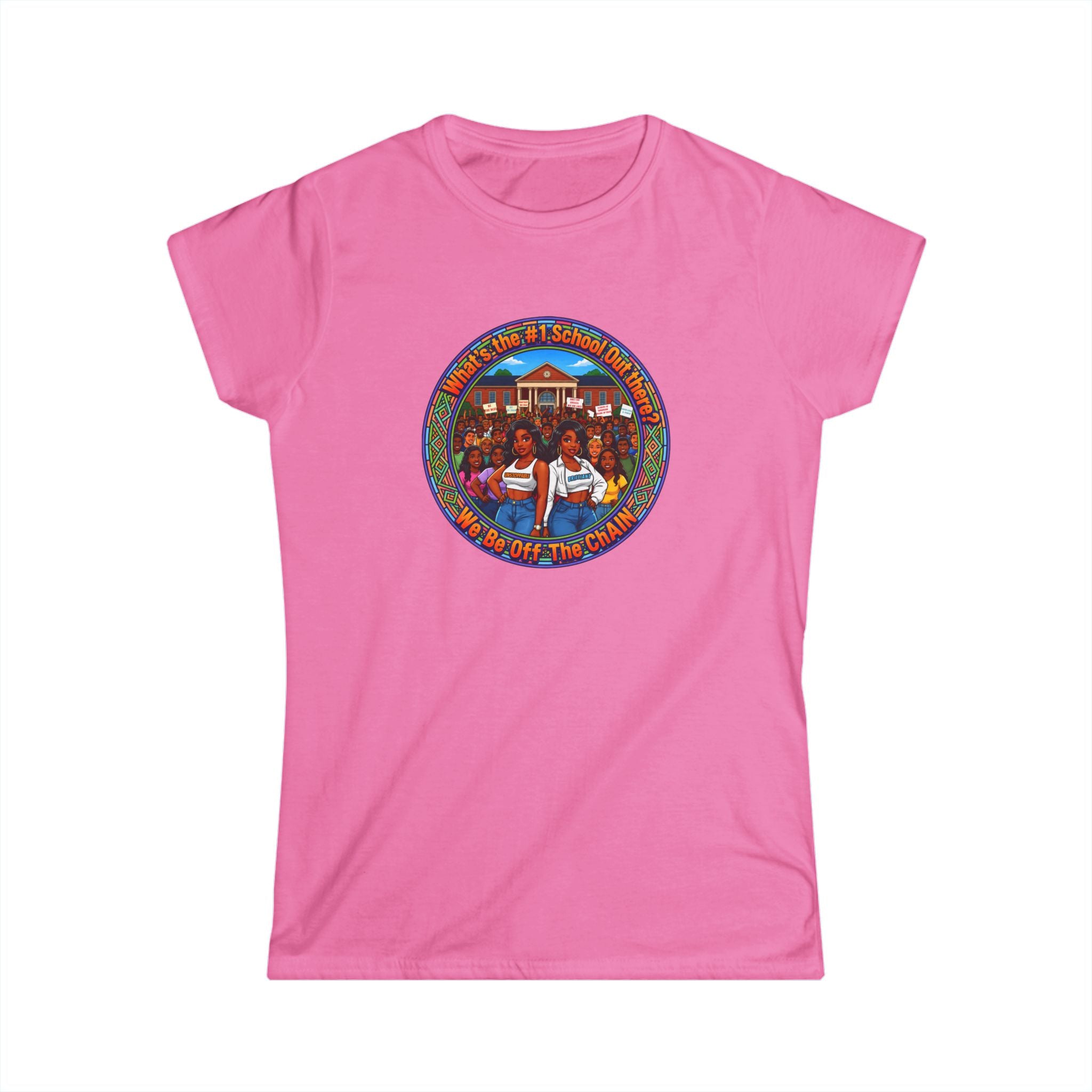 Women's Tee — Retro Graphic "What's The#1SchoolOutThere" Summer Vacation Shirt