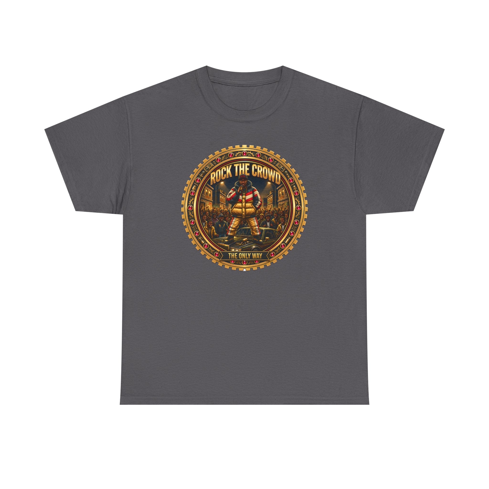 "Rock the Crowd" Tee — Vintage Concert Graphic Shirt