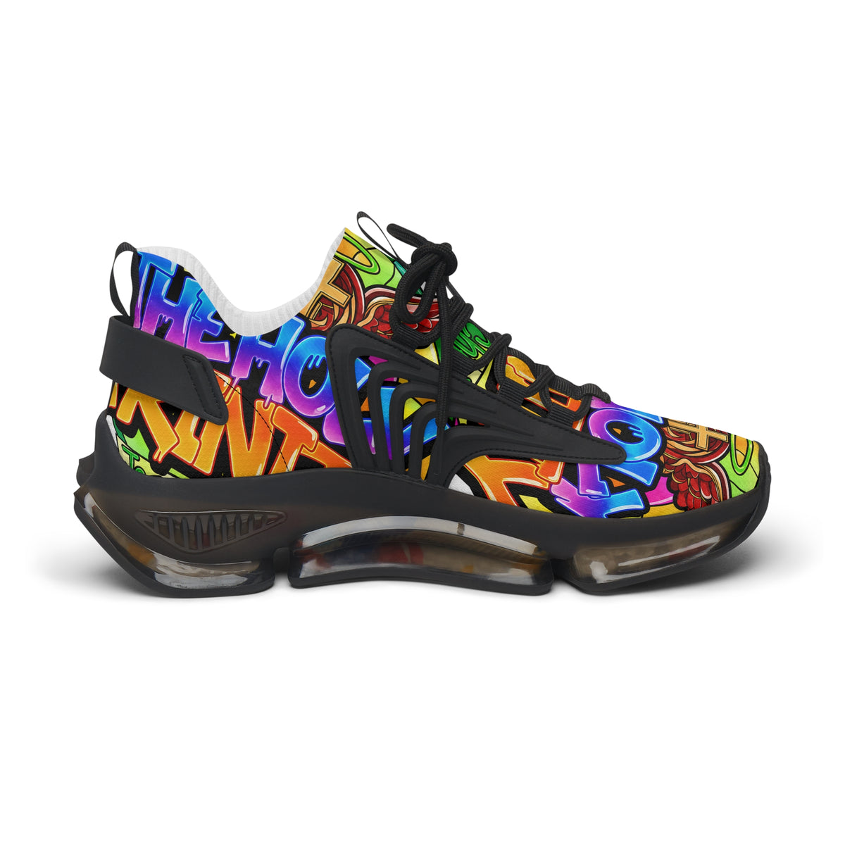 MEN'S Mesh Sneakers —" Holy Trinity " Colorful Graffiti Athletic Shoes