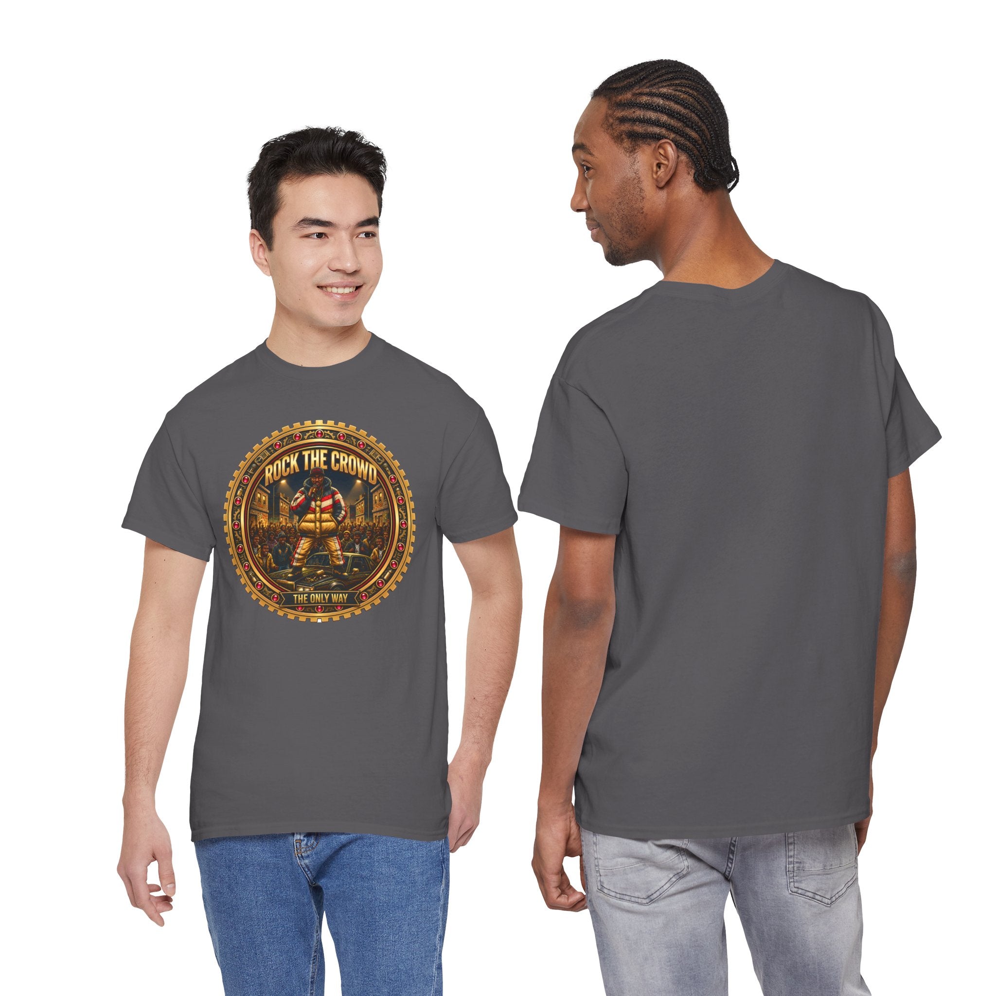 "Rock the Crowd" Tee — Vintage Concert Graphic Shirt