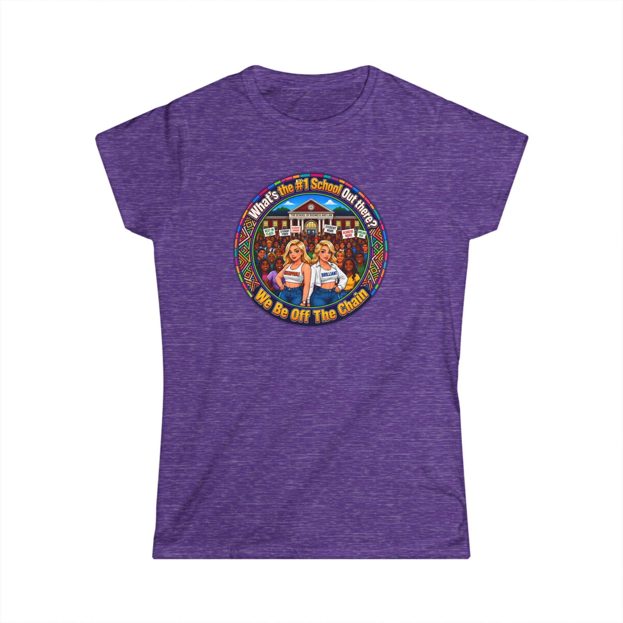 Vintage Cheerleader T‑Shirt - "Whats the #1 School Out There" Retro Campus Tee