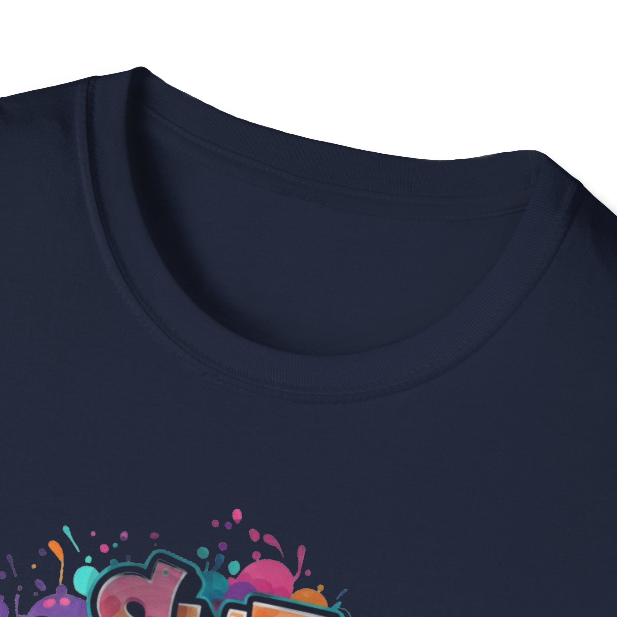 She Beat the Case Graphic T-Shirt — Colorful Graffiti Survivor Tee