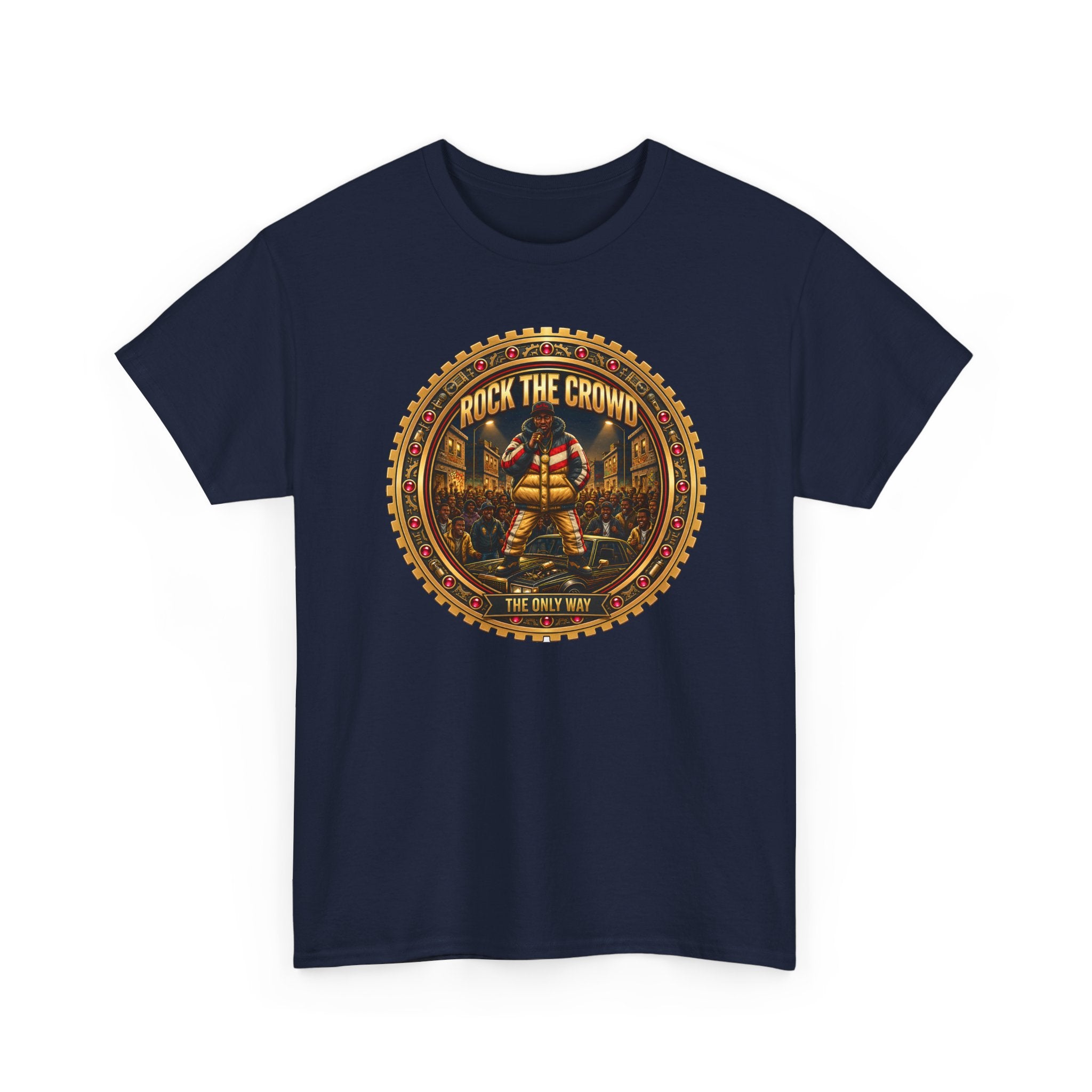 "Rock the Crowd" Tee — Vintage Concert Graphic Shirt