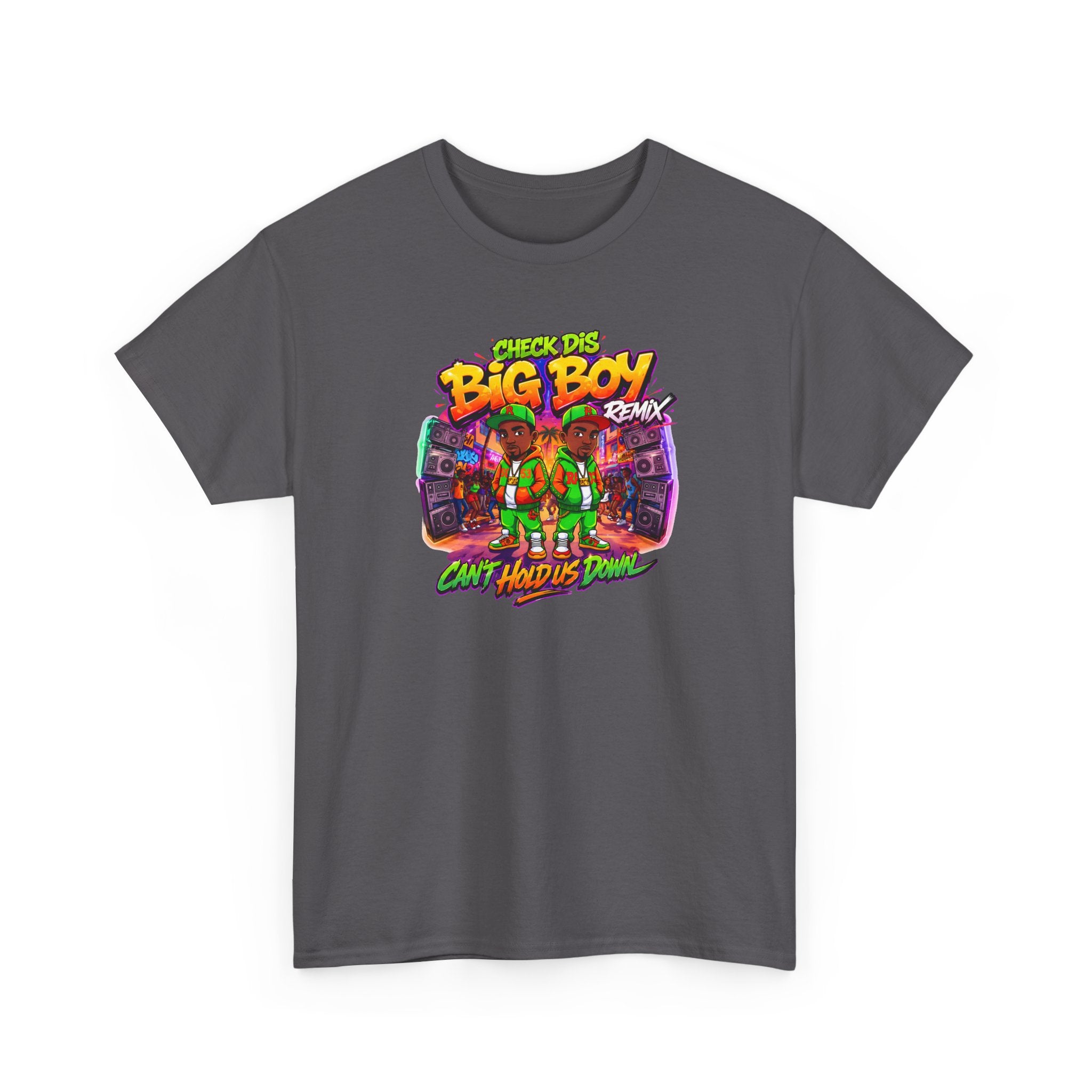 T-Shirt — " Check Dis Big Boy Remix" Retro Arcade Graphic Tee
