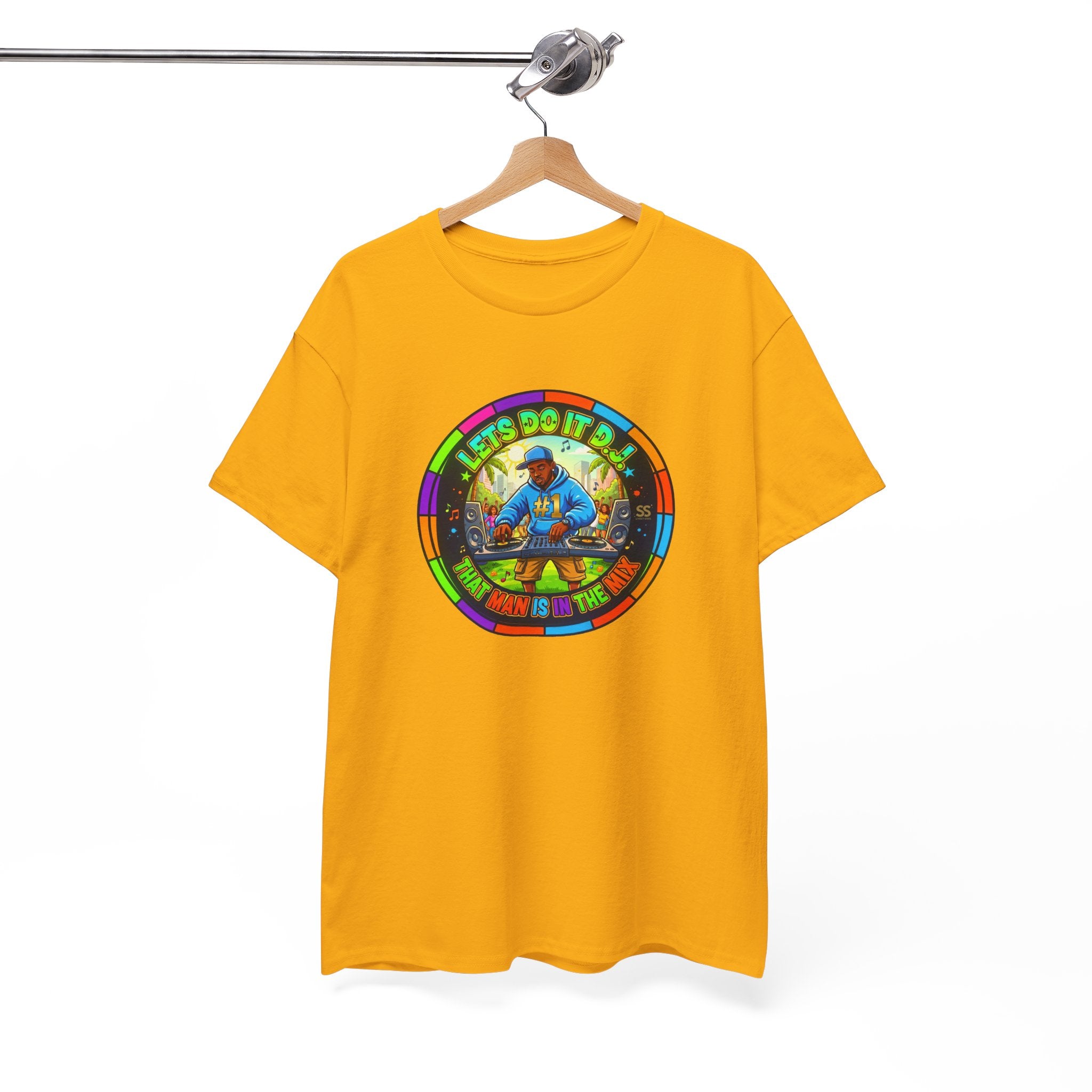 T-Shirt — "Let's Do It Dj!" Retro Camper Road Trip Graphic Tee