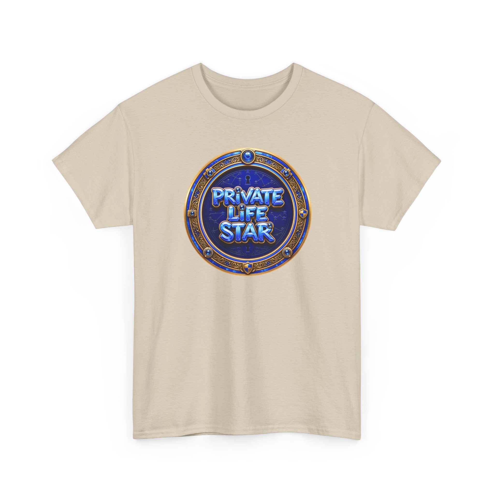 "Private Life Star" T-Shirt — Retro Badge Graphic Tee