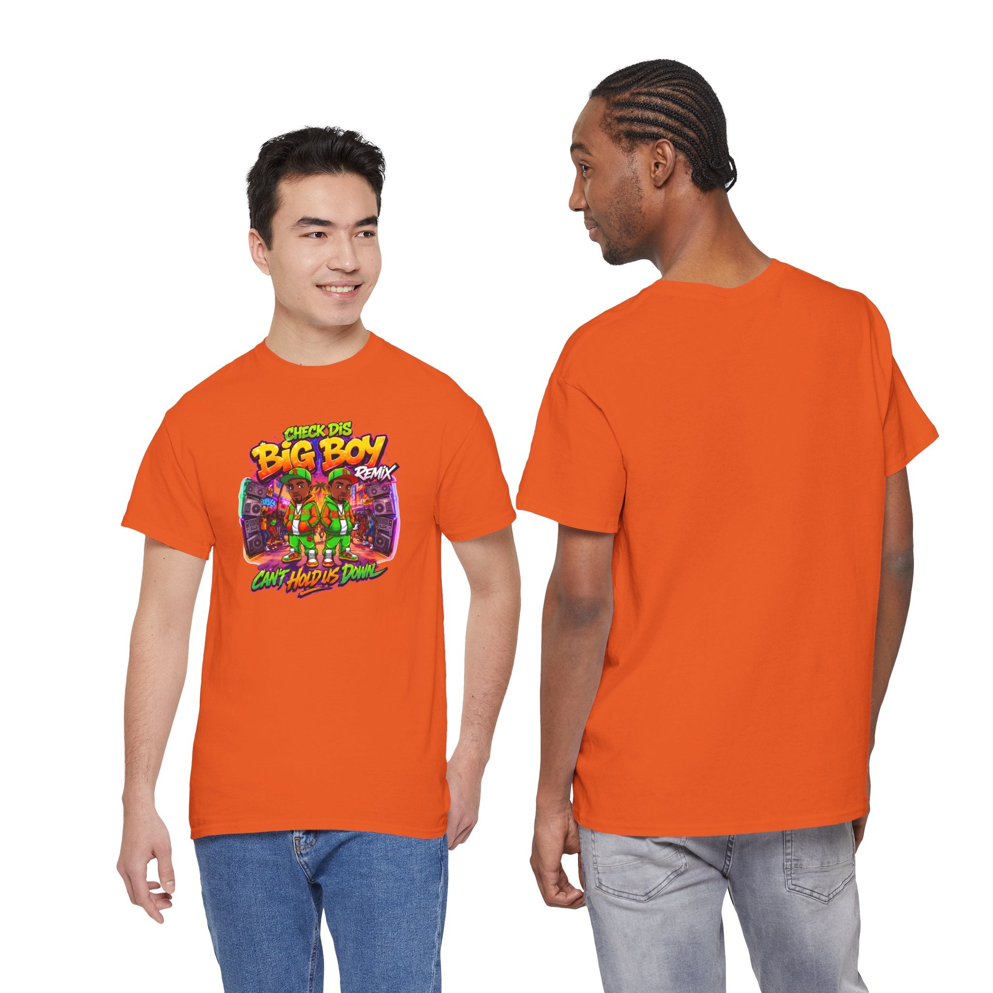 T-Shirt — " Check Dis Big Boy Remix" Retro Arcade Graphic Tee