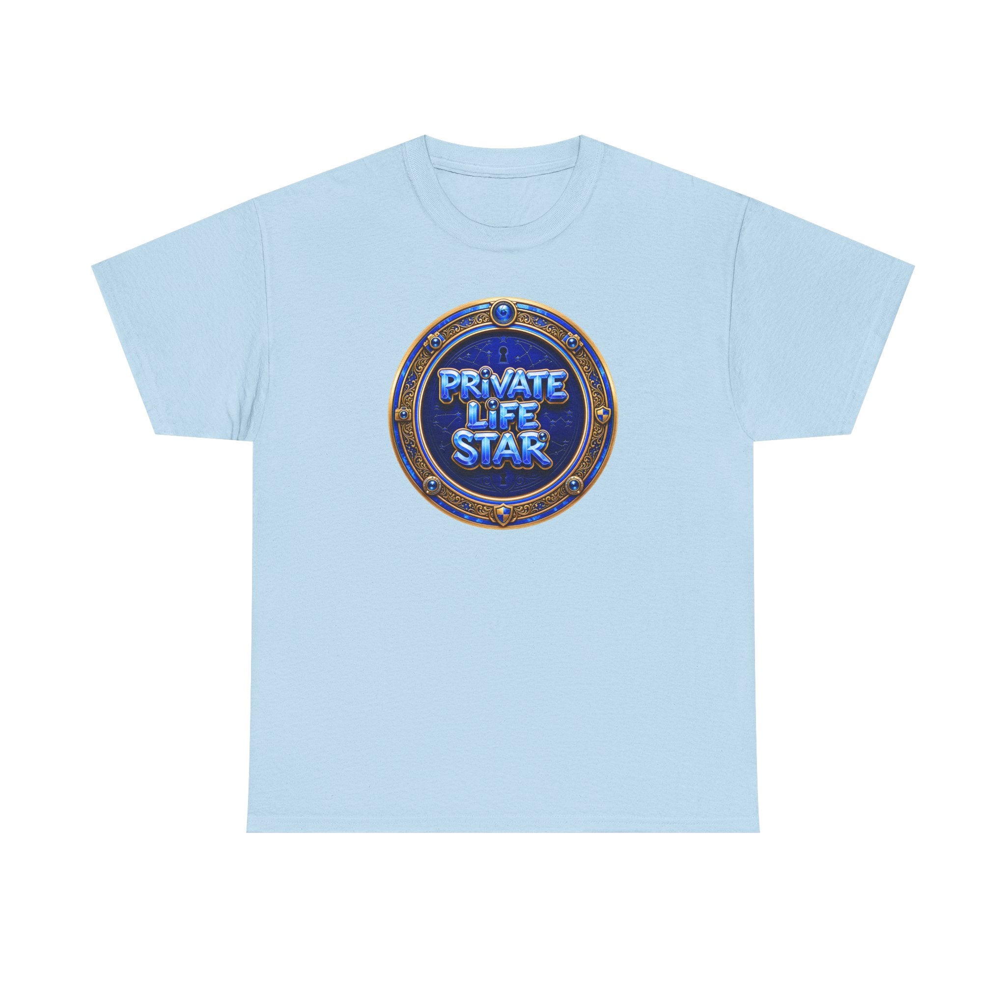 "Private Life Star" T-Shirt — Retro Badge Graphic Tee