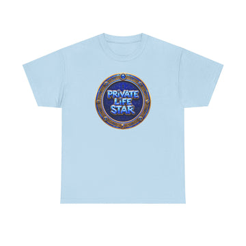 "Private Life Star" T-Shirt — Retro Badge Graphic Tee