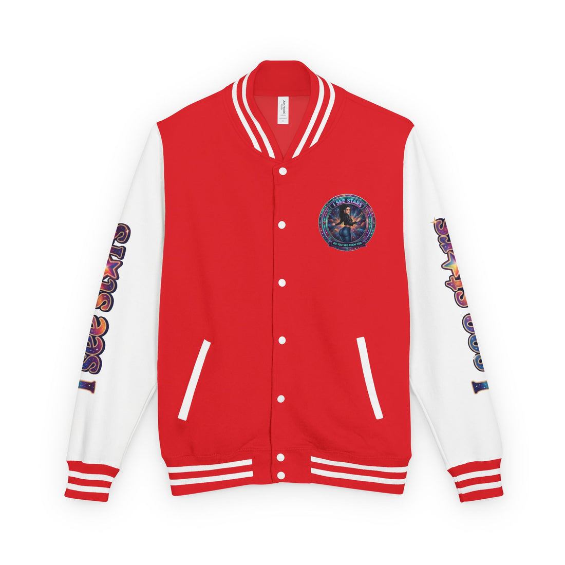 Heavyweight Letterman Jacket "I See Stars"