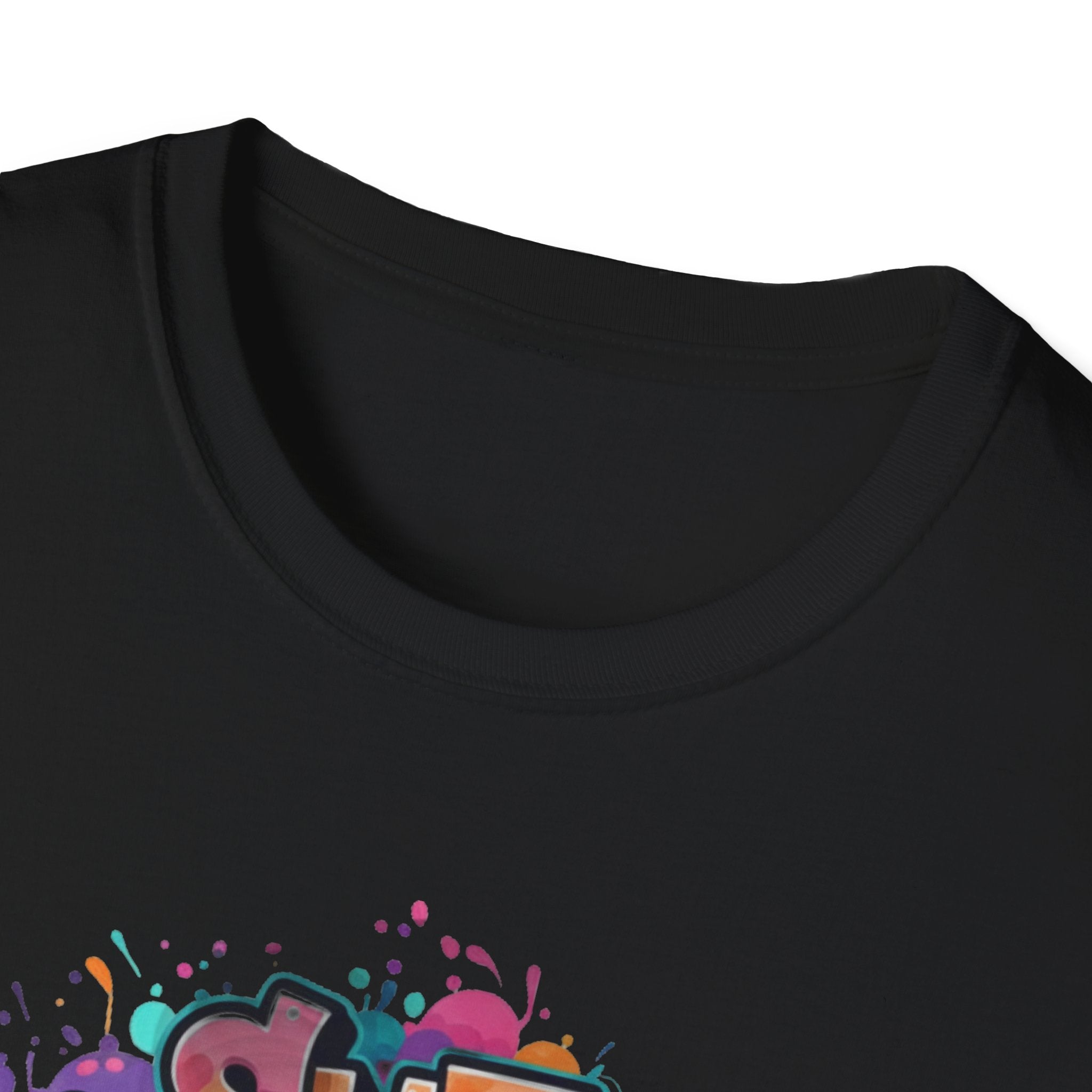 She Beat the Case Graphic T-Shirt — Colorful Graffiti Survivor Tee