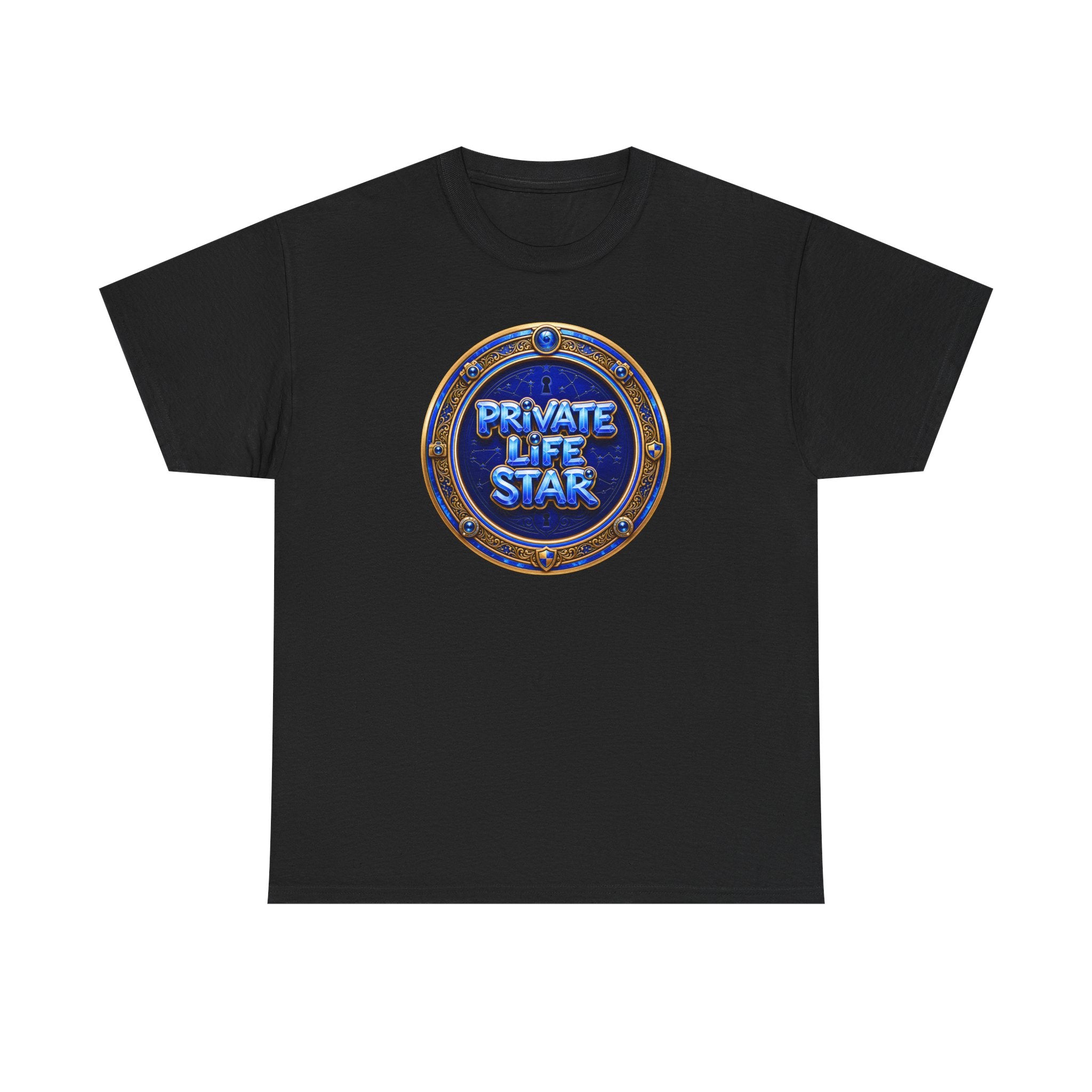 "Private Life Star" T-Shirt — Retro Badge Graphic Tee