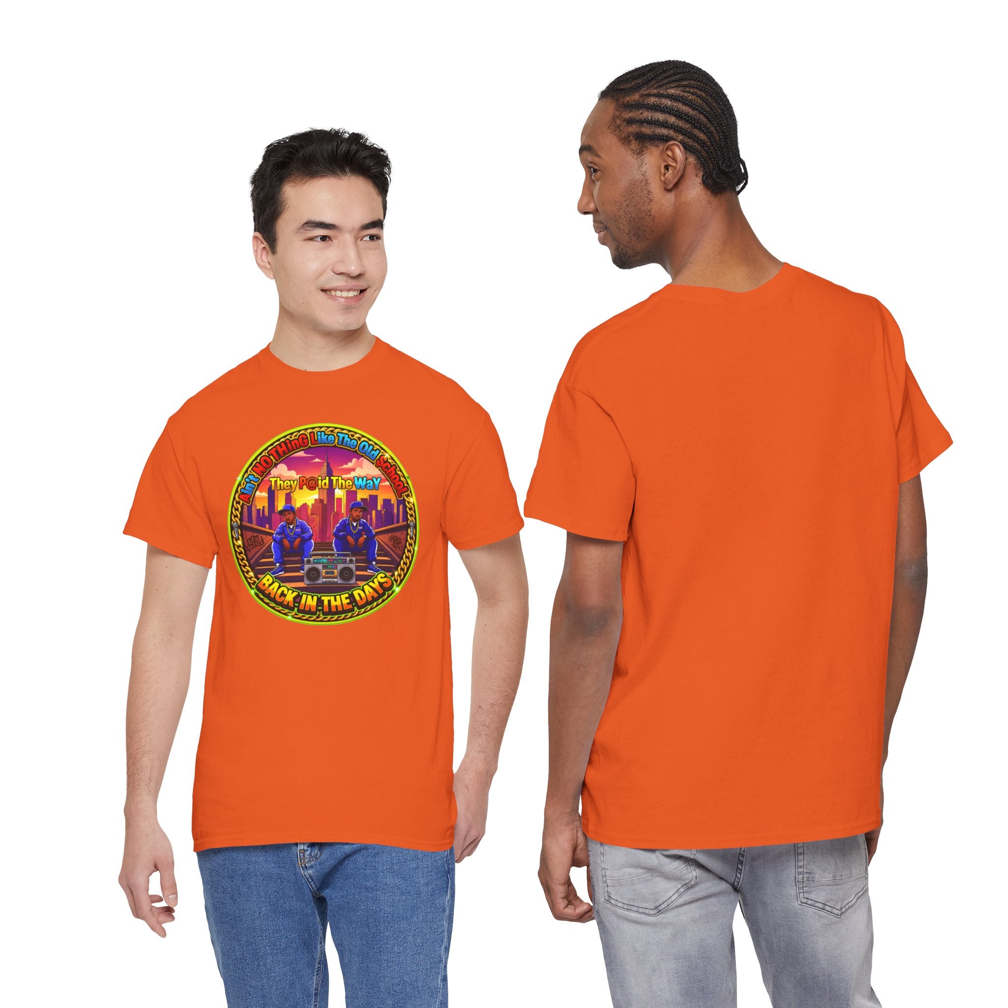 T-Shirt — Retro Sunset 'Aint No Thing Like The Old School' Graphic Tee