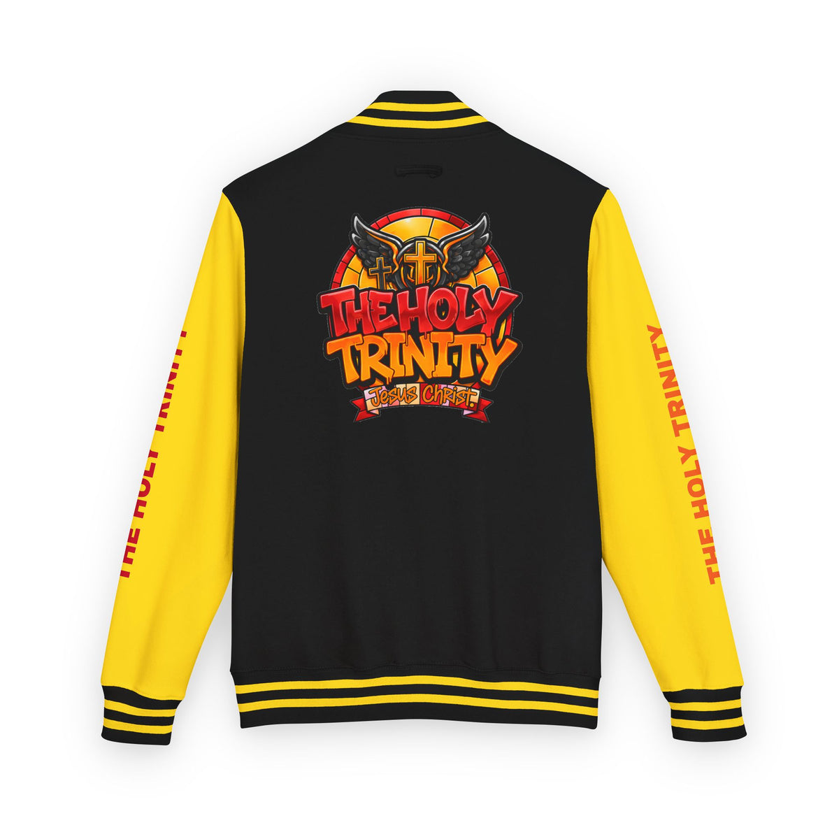 Letterman Jacket — "The Holy Trinity "Graphic Varsity Jacket