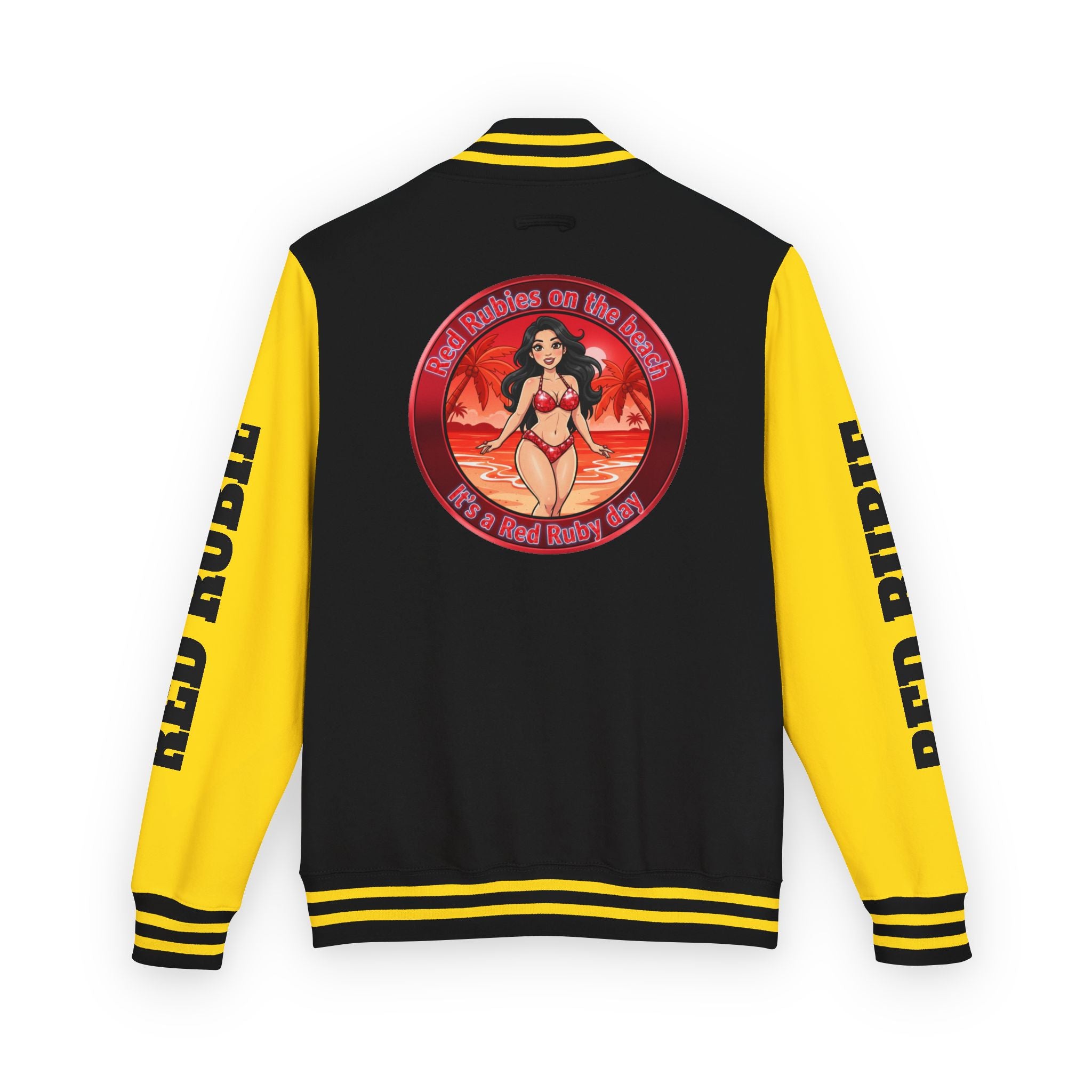 Letterman Jacket — 'It's A Red Rubie Day'- Varsity Jacket