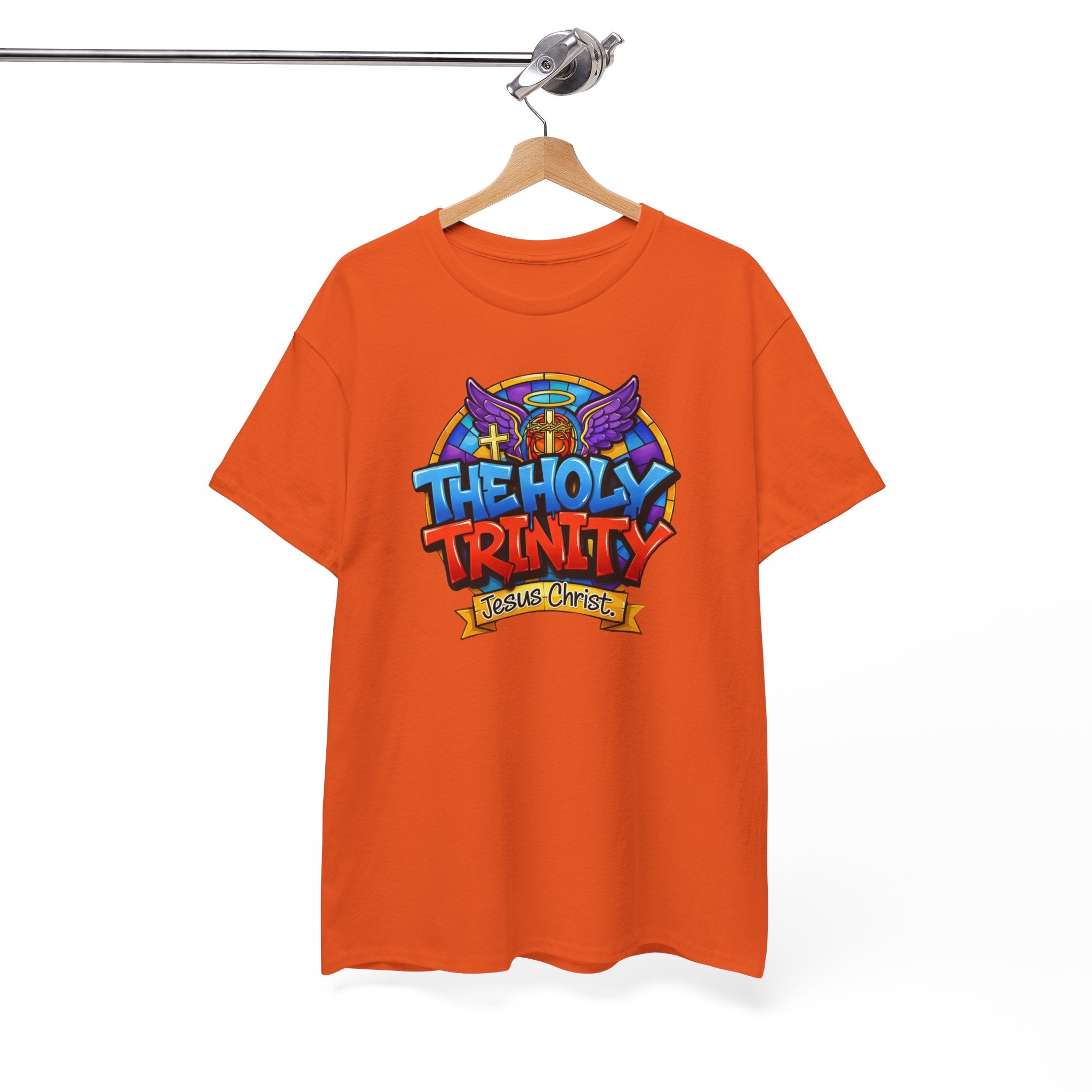 Christian T-Shirt — "The Holy Trinity: Jesus Christ" Colorful Faith Tee