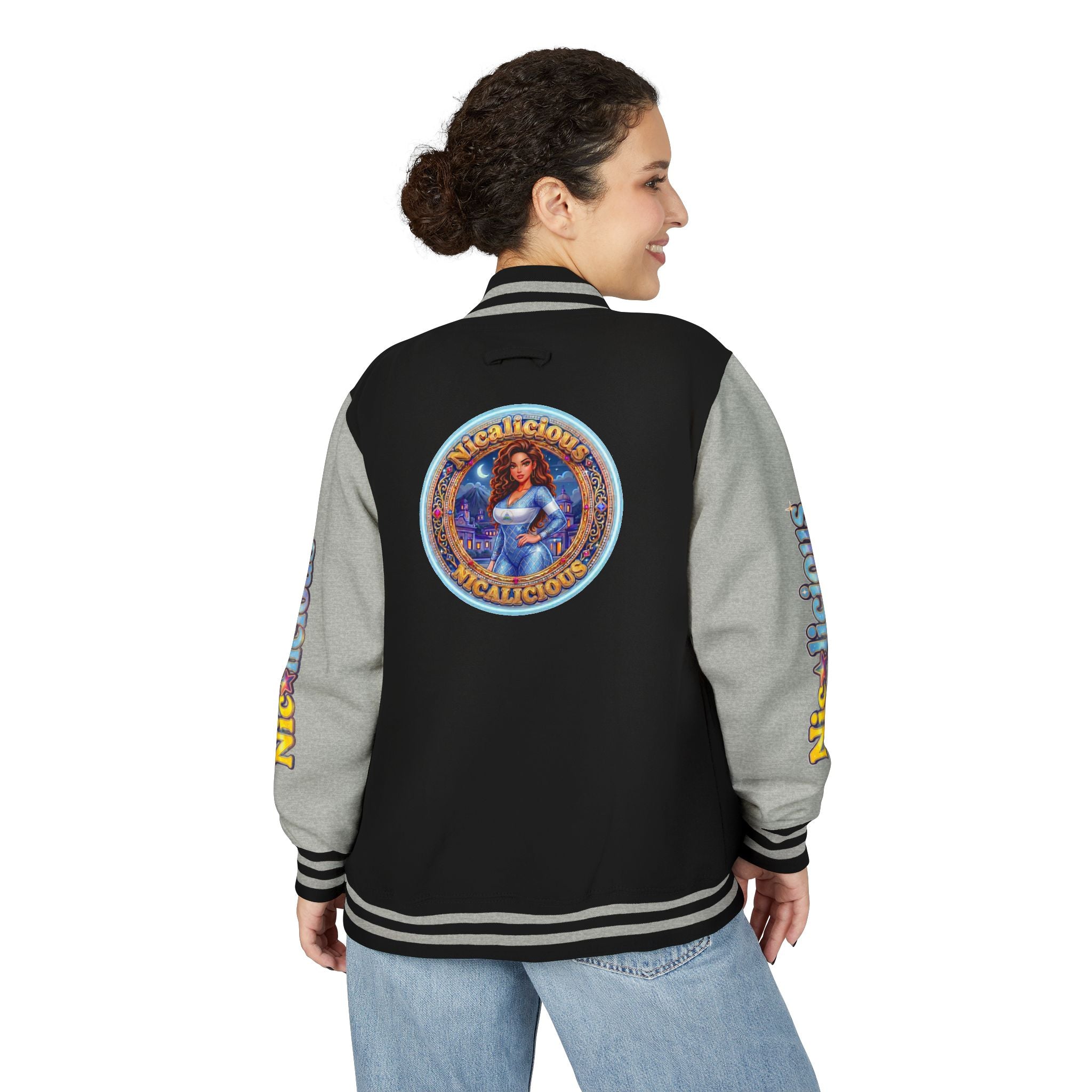 "Nicalicious" Letterman Jacket — Retro Varsity Jacket