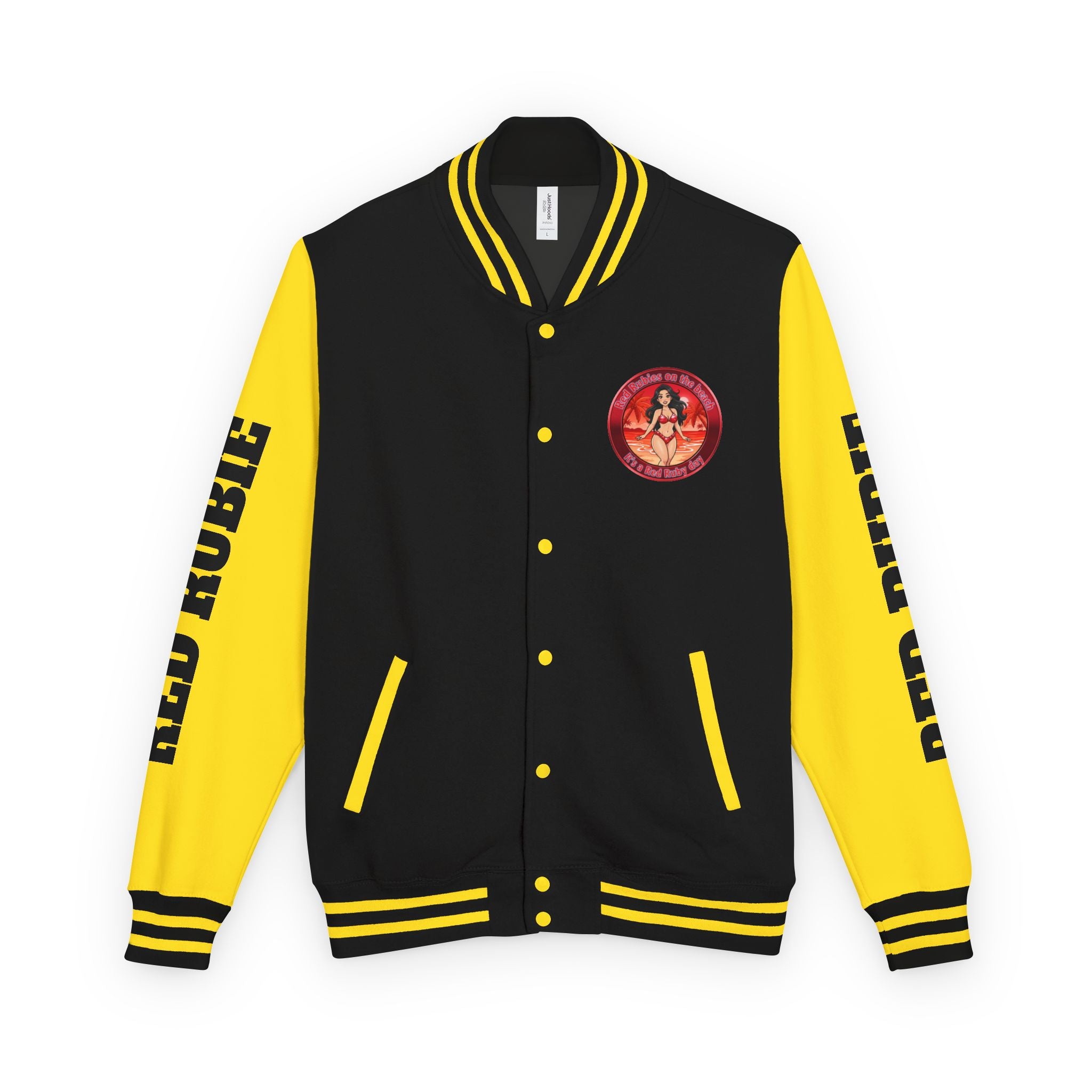 Letterman Jacket — 'It's A Red Rubie Day'- Varsity Jacket