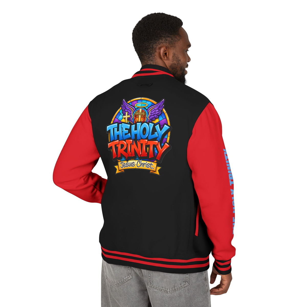 Letterman Jacket — "The Holy Trinity" Christian Varsity Jacket