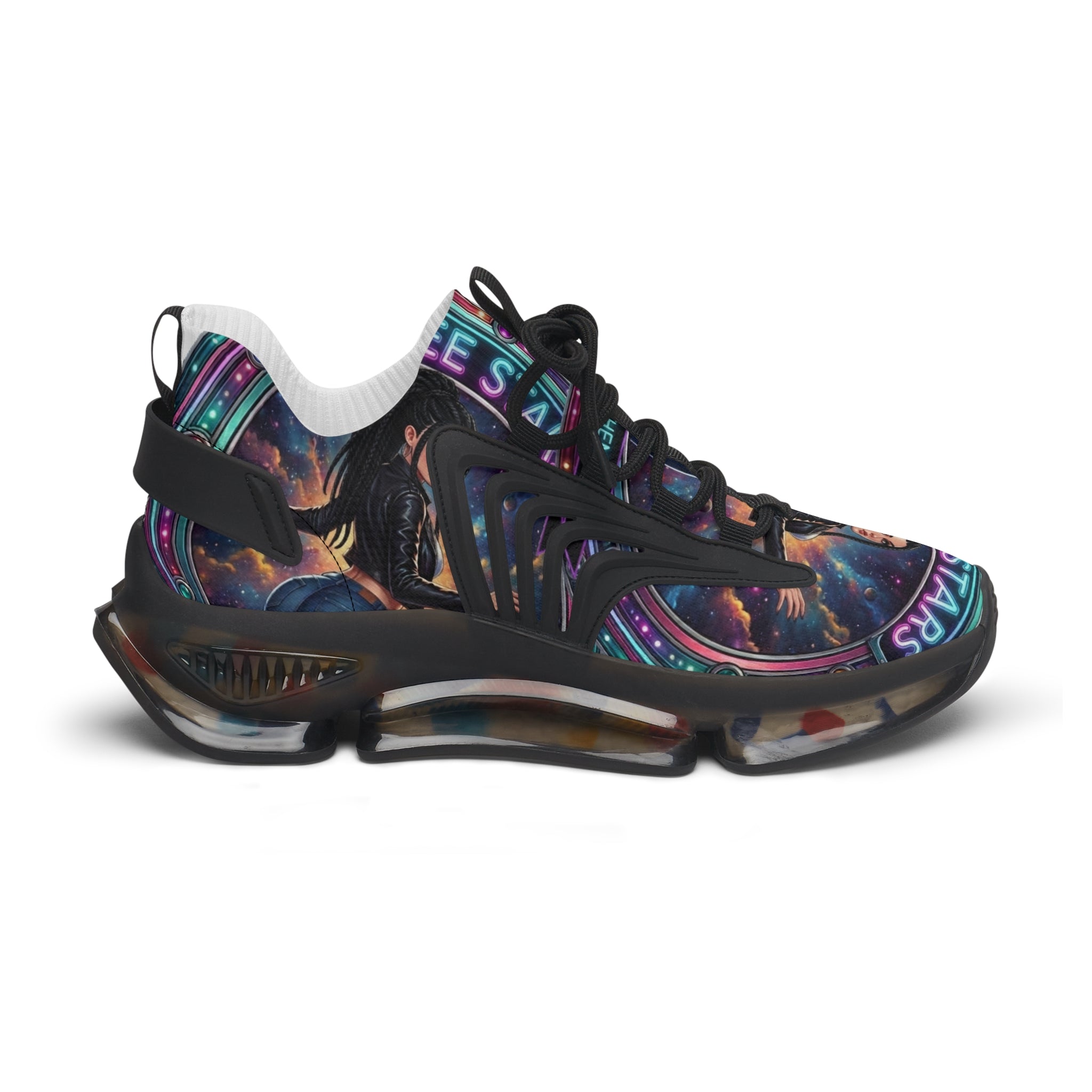 Women's Mesh Sneakers — Galaxy 'I See Stars' Athletic Shoes