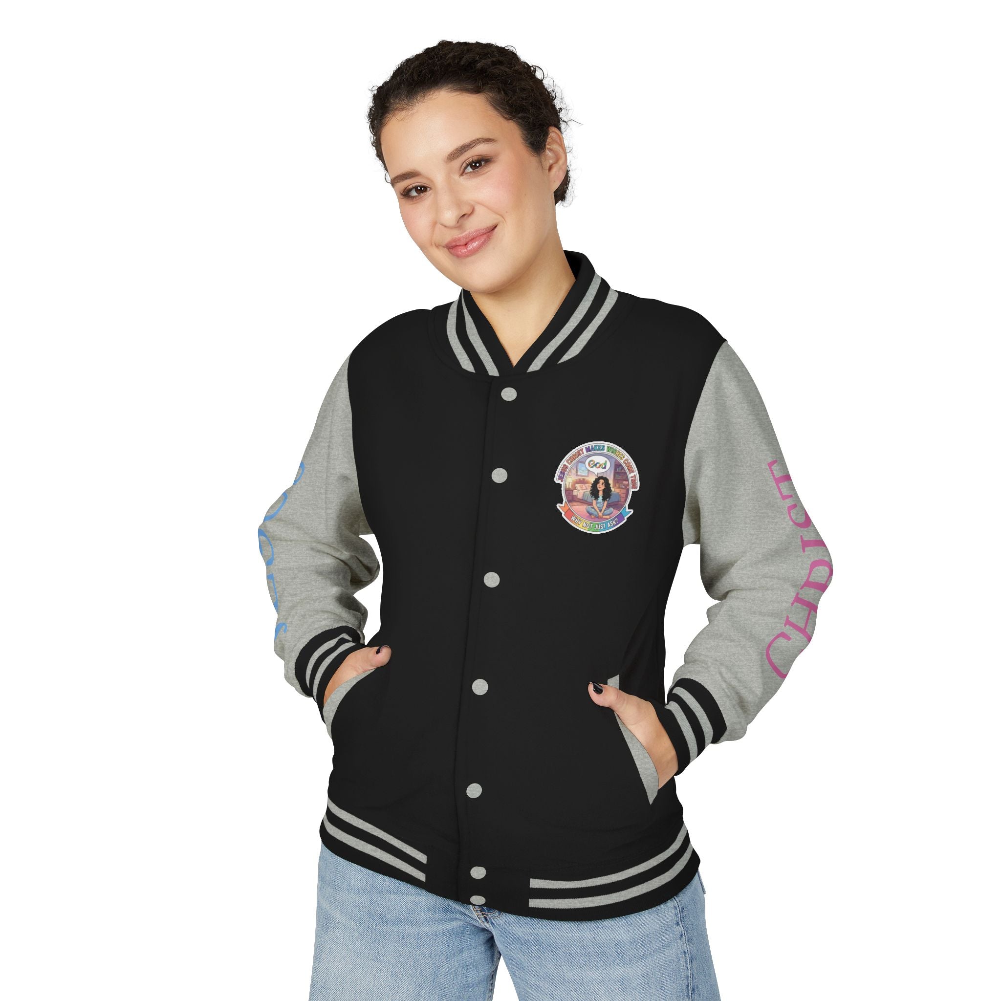 Spiritual Soul Seeker – "Why not just ask"  — Retro Gamer Club Varsity Jacket