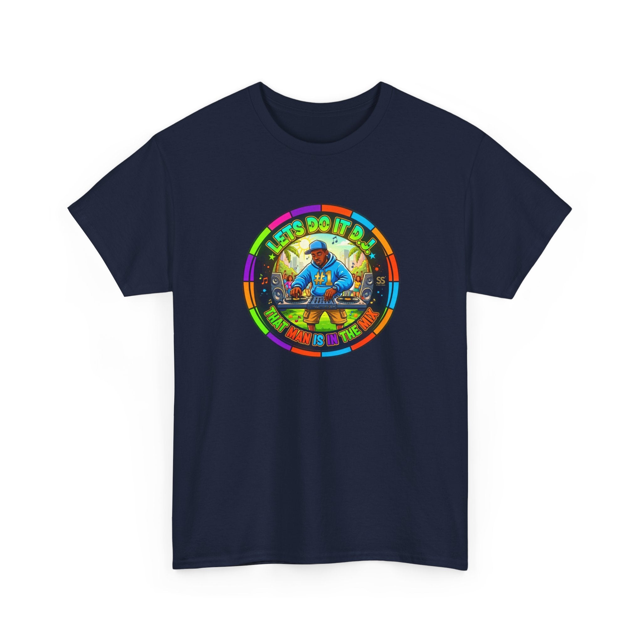 T-Shirt — "Let's Do It Dj!" Retro Camper Road Trip Graphic Tee