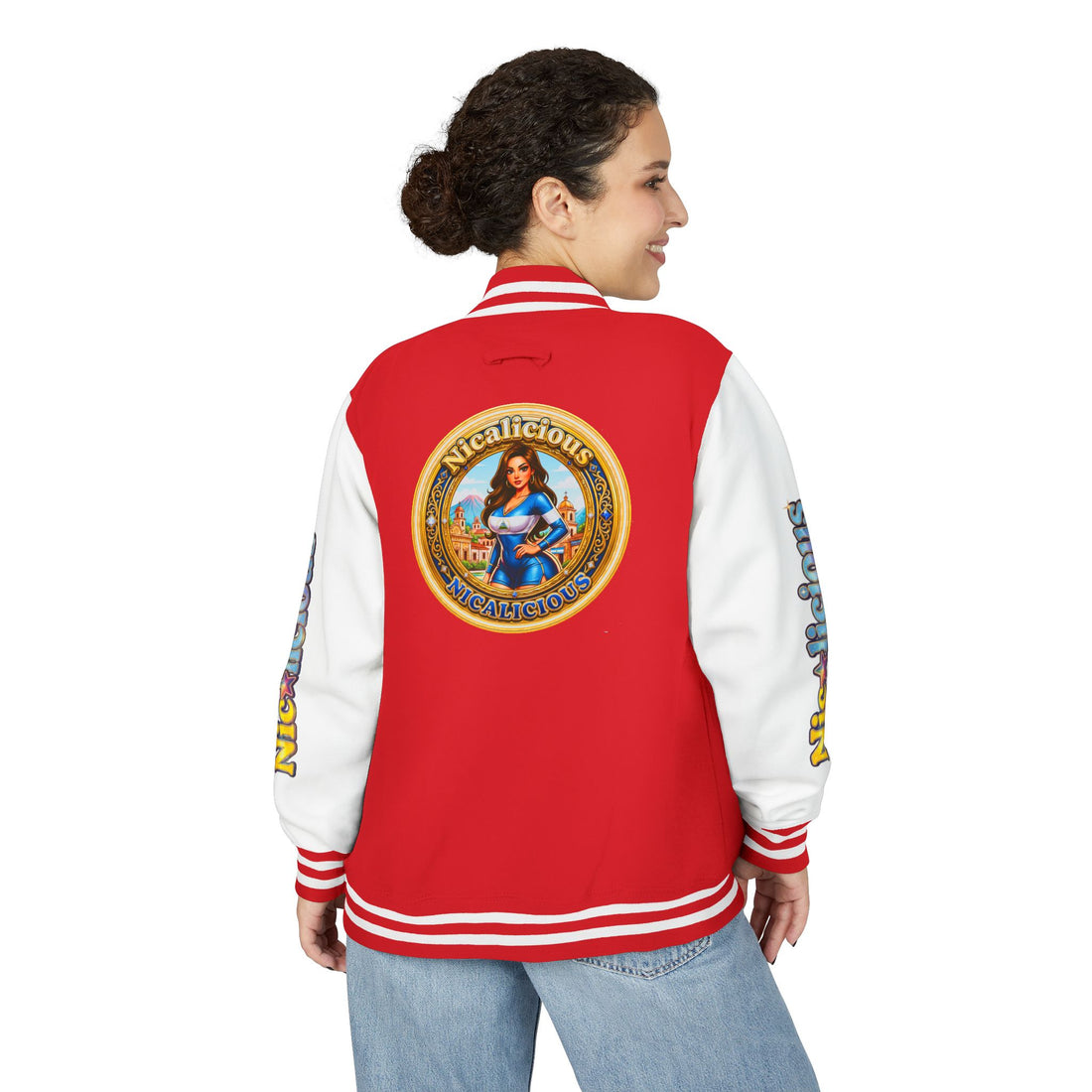 Letterman Jacket — 'Nicalicious' Retro Varsity Bomber