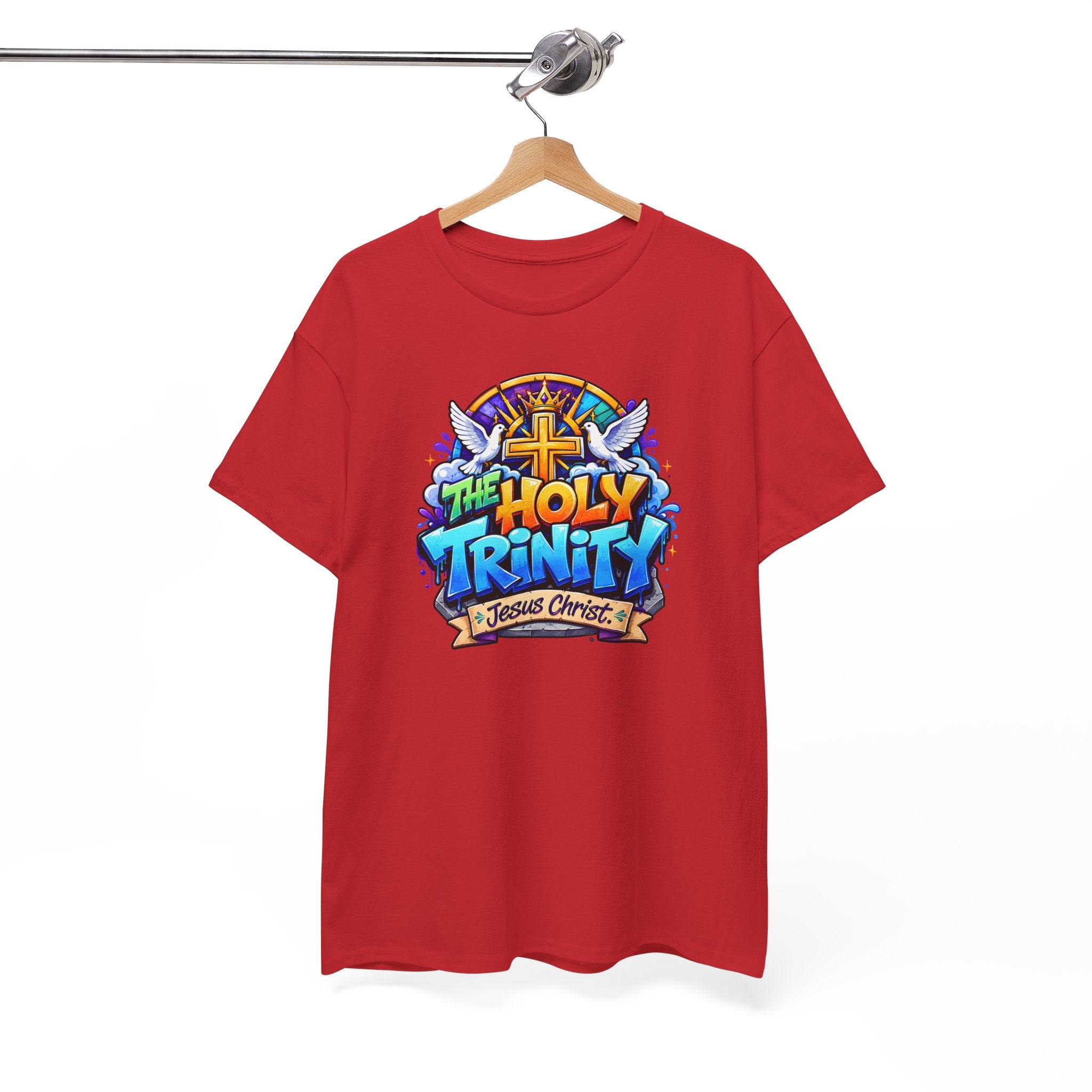 Christian Tee - "The Holy Trinity" Church Youth Graphic T-Shirt