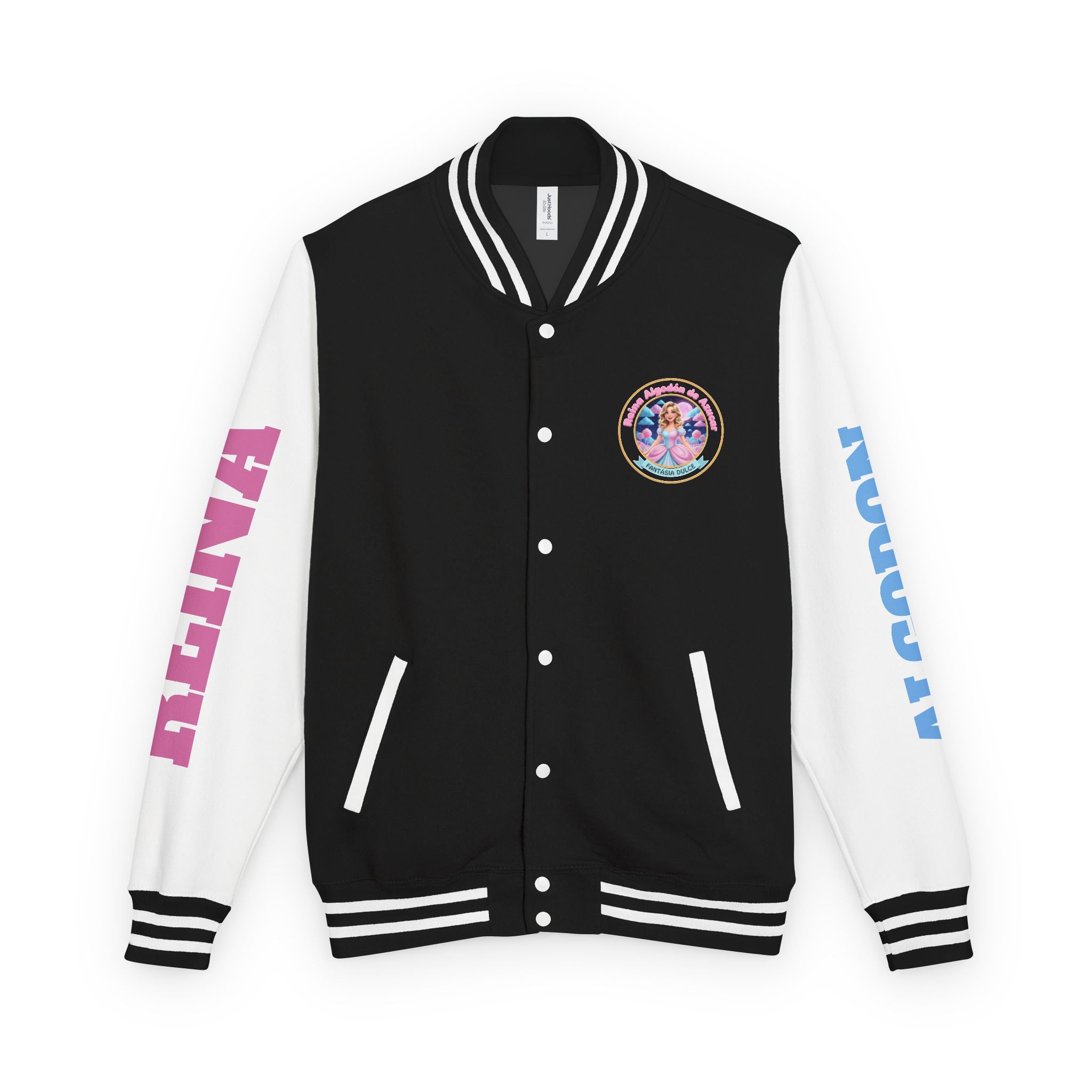 Letterman Jacket — Reina Algodón de Azucar-  Circle Logo