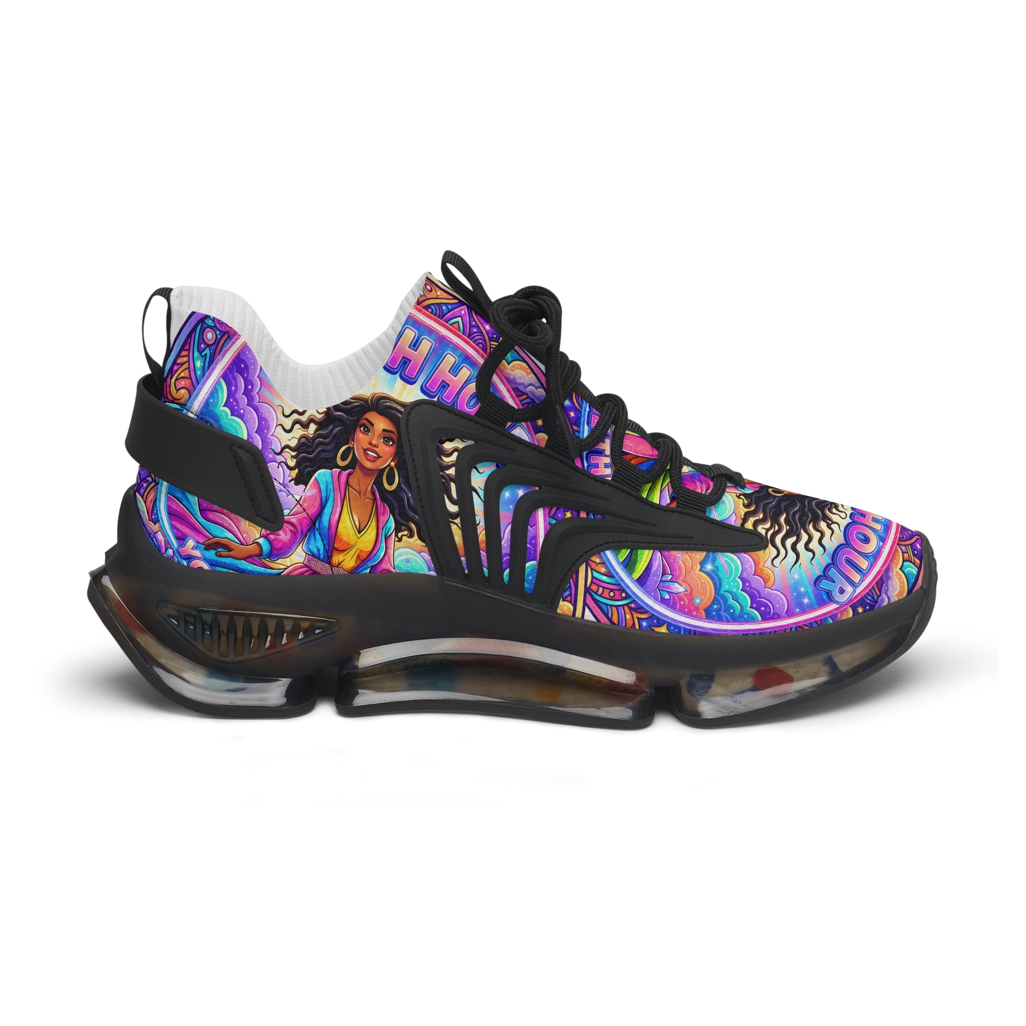 Women's Mesh Sneakers — Colorful Boho Goddess Athletic Shoes