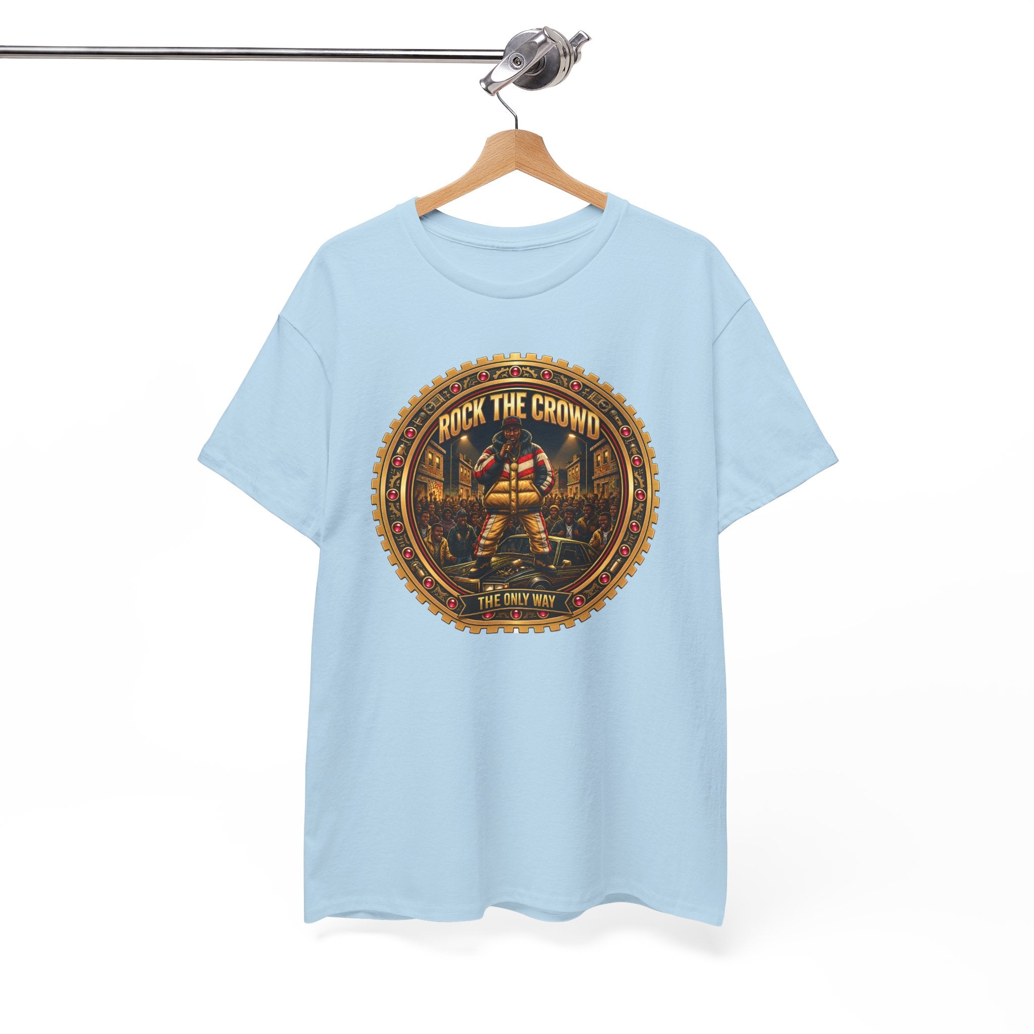 "Rock the Crowd" Tee — Vintage Concert Graphic Shirt