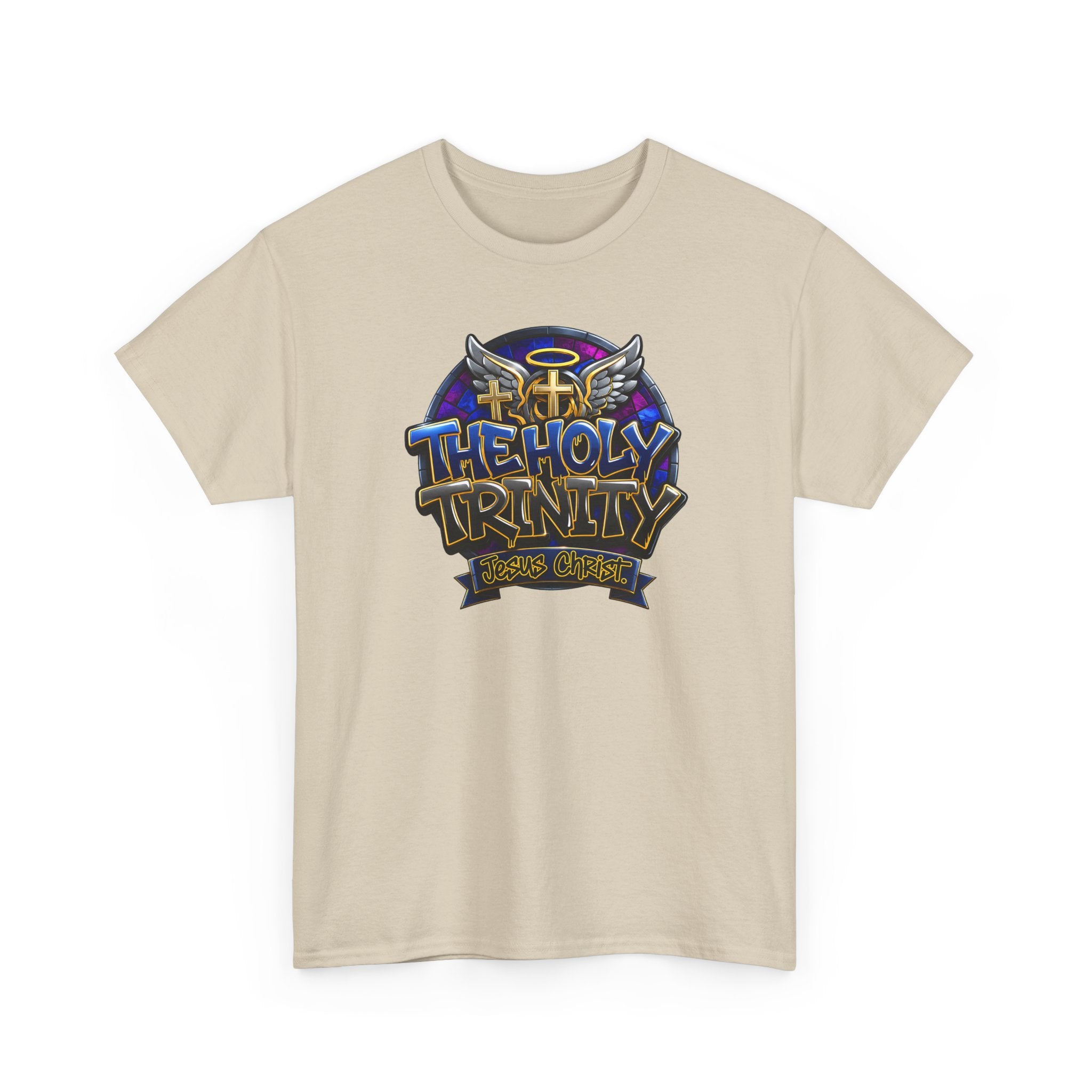 The Holy Trinity Tee — Christian Faith Graphic T-Shirt